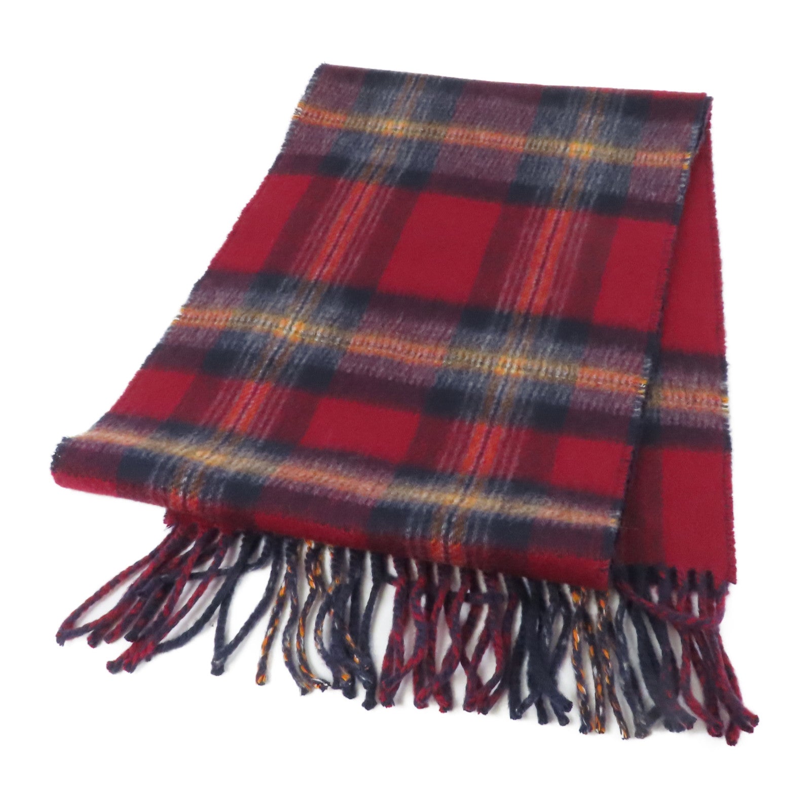 HERMES 羊絨Scarf圍巾紅色