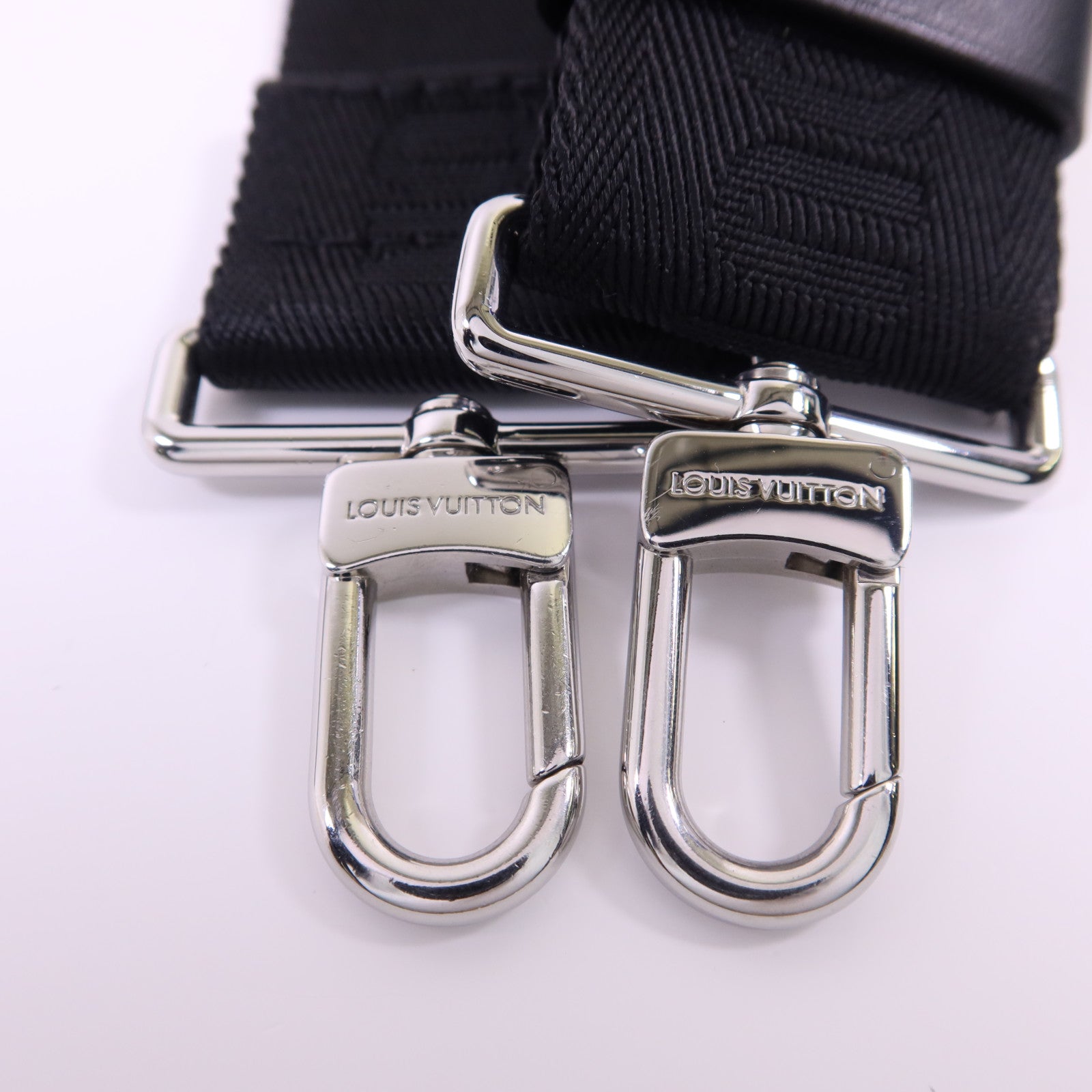 LOUIS VUITTON Monogram Macassar Gaston Wearable Wallet銀扣肩背袋