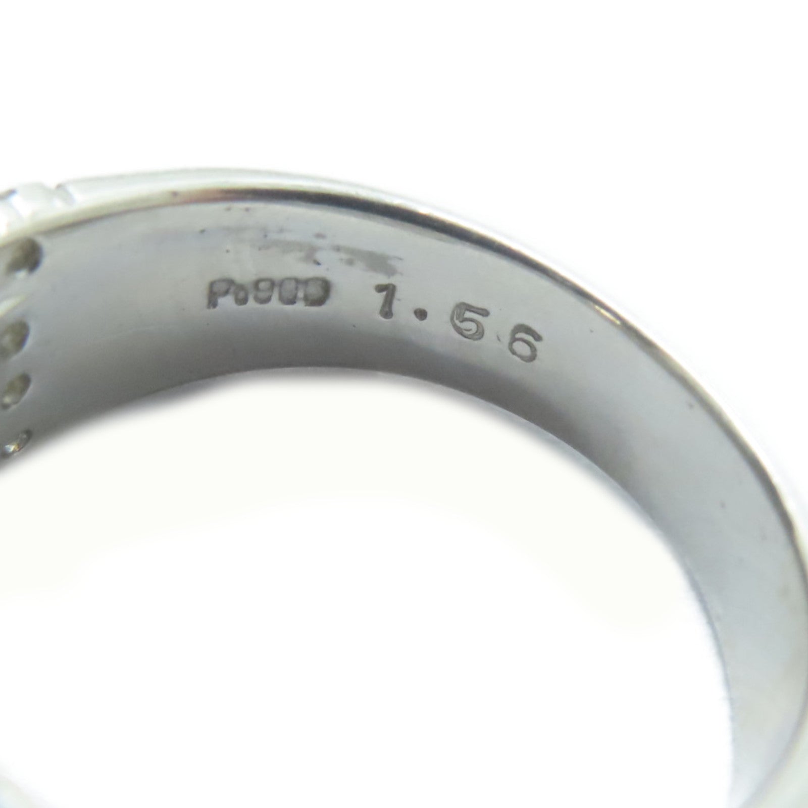 JEWELRY 【激減優惠】PT900鉑金Sapphire Ring1.56ct藍寶石/0.7ct鑚石戒指US#5.75