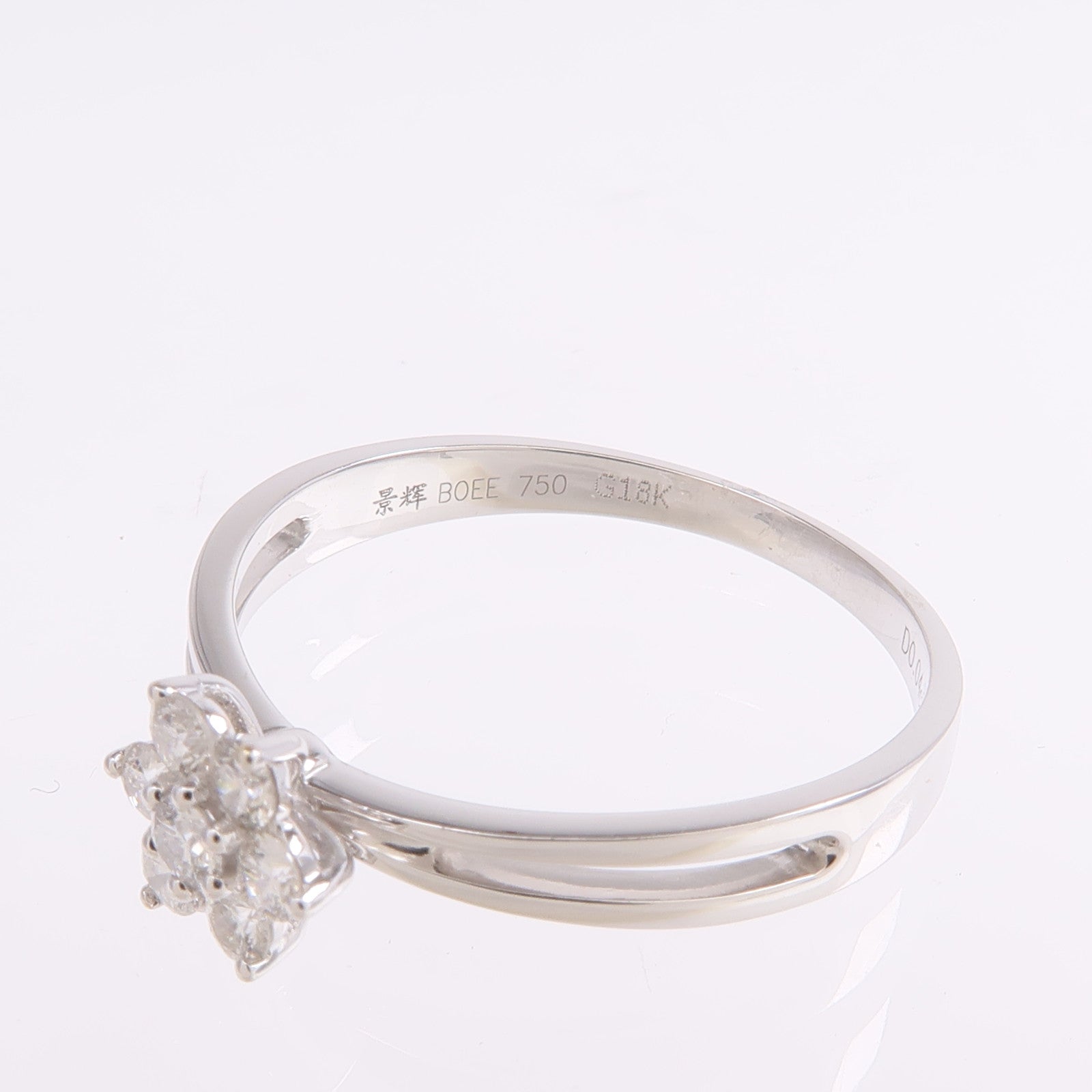 JEWELRY 18K白金Diamond Ring鑽石戒指