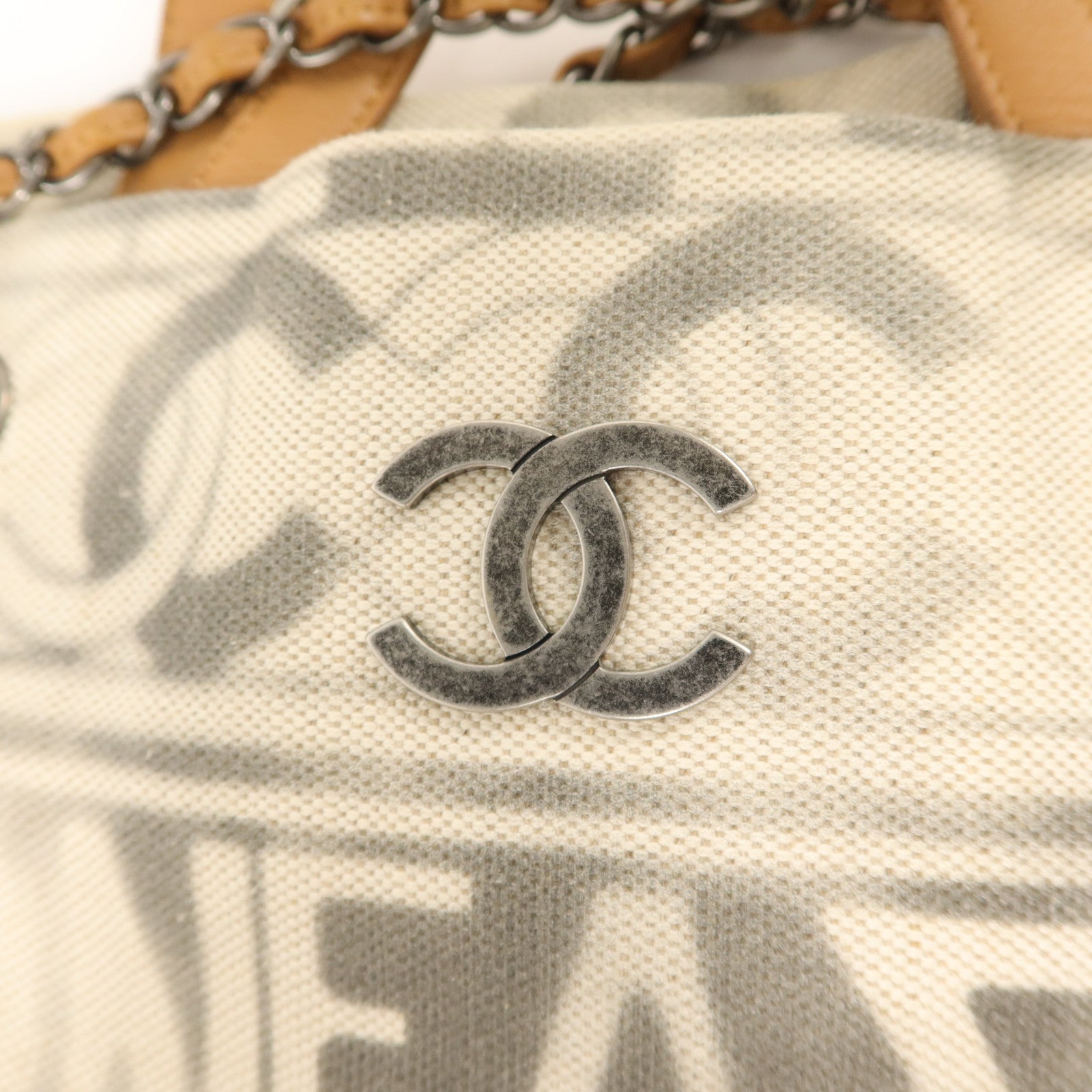 CHANEL 帆布Shoulder Tote Bag手挽肩背兩用袋