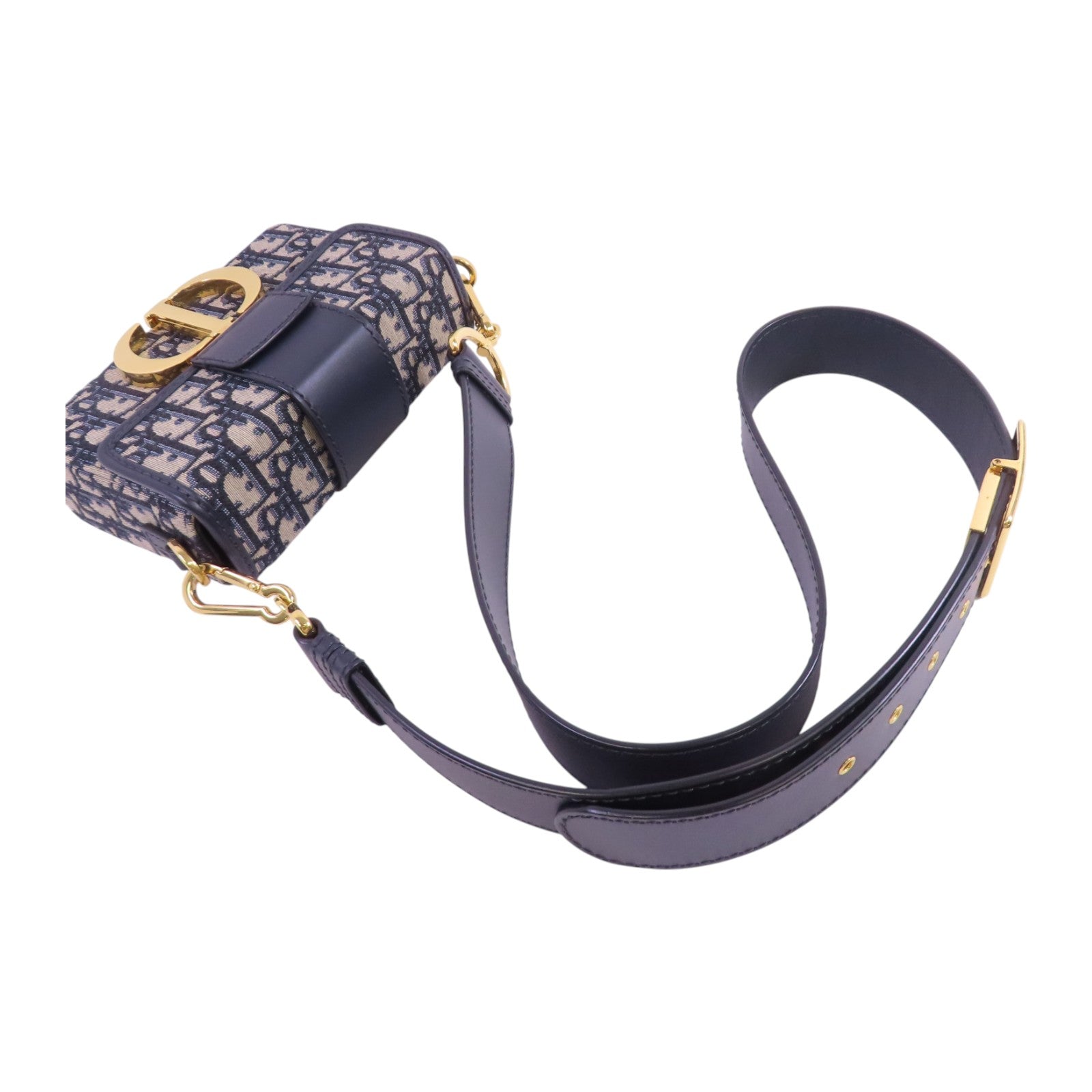 Dior Oblique帆布Montaigne 30 Shoulder Bag金扣肩背袋