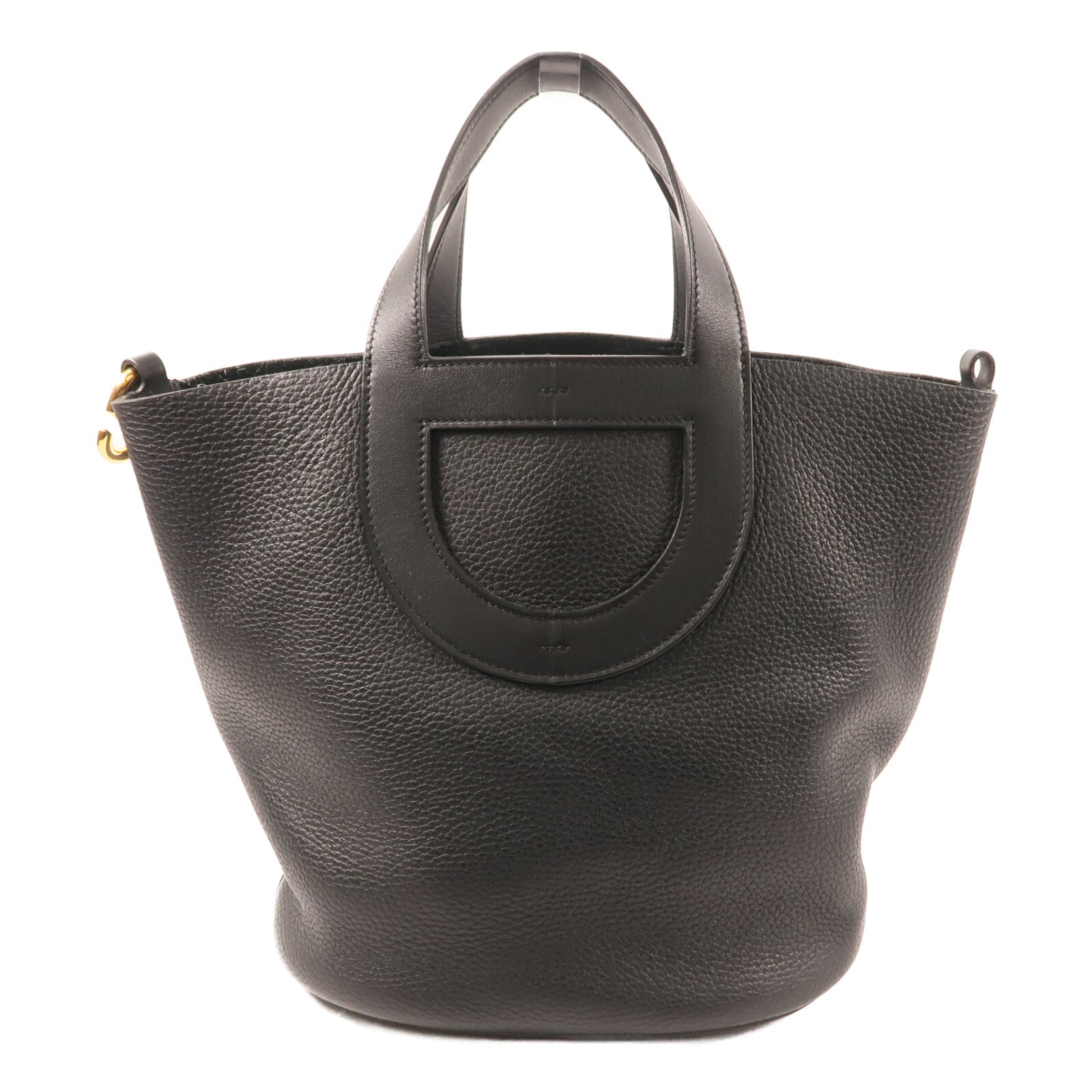 HERMES 【激減優惠】Clemence 皮革In the loop 23 手挽袋Noir