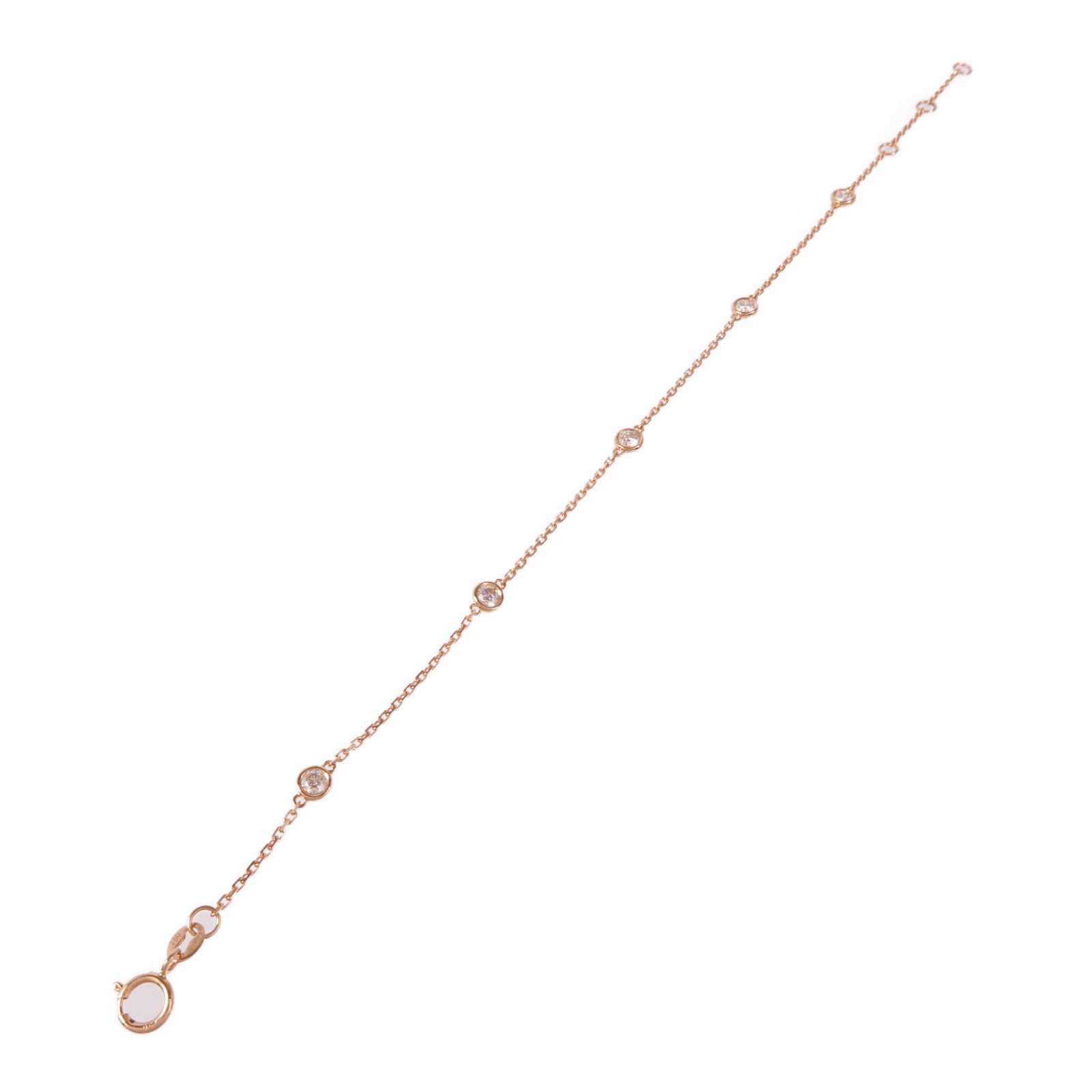 JEWELRY 18K玫瑰金Diamond Bracelet鑽石手鏈