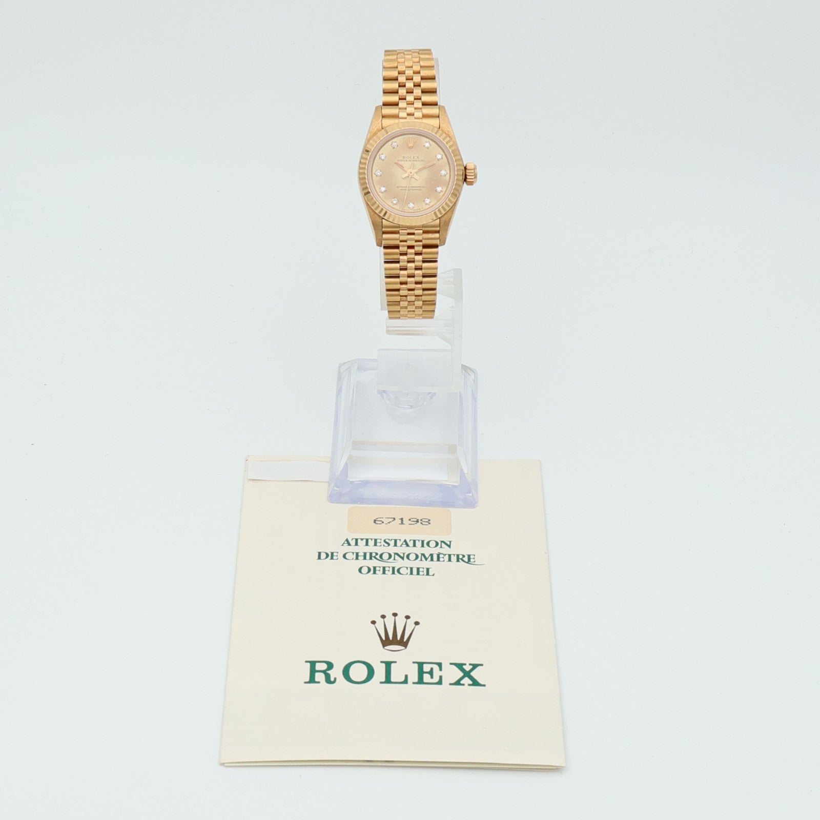 ROLEX Lady Oyster Perpetual 67198G