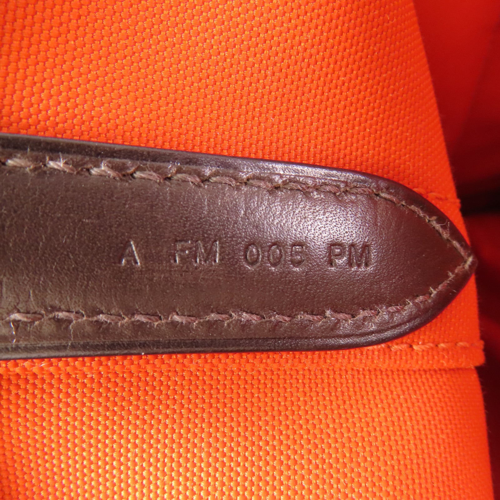 HERMES 帆布The Grooming Bag銀扣手挽肩背兩用袋