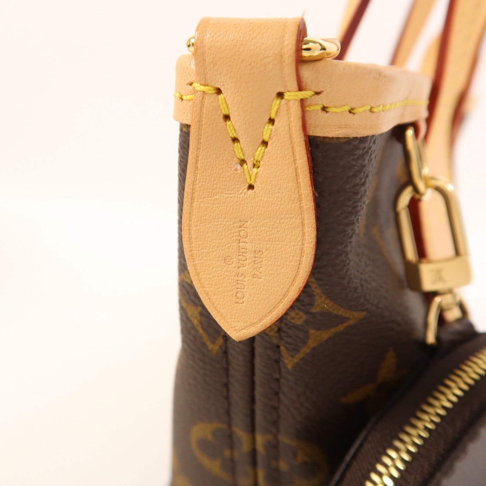 LOUIS VUITTON Monogram Neverfull BB金扣手挽肩背兩用袋