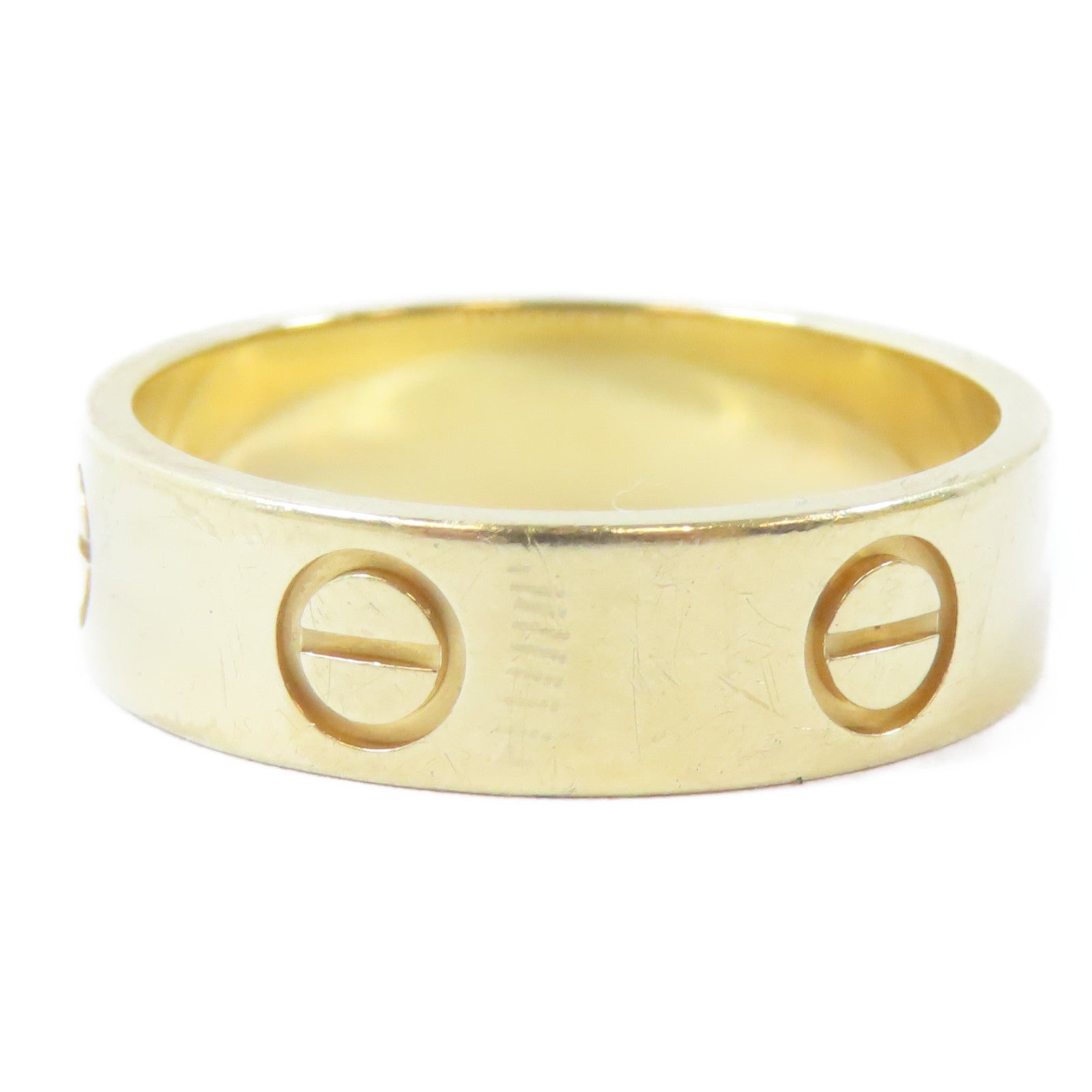 CARTIER 18K黃金Love Ring戒指Cartier#56/US#7.5