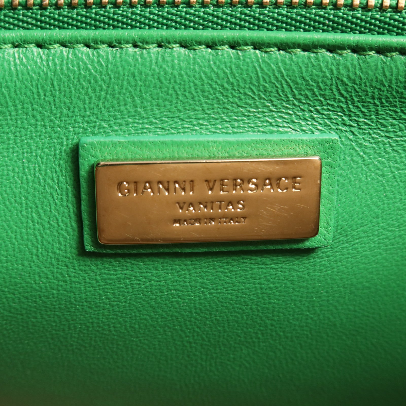 VERSACE 牛皮皮革Shoulder Bag金扣手挽肩背兩用袋