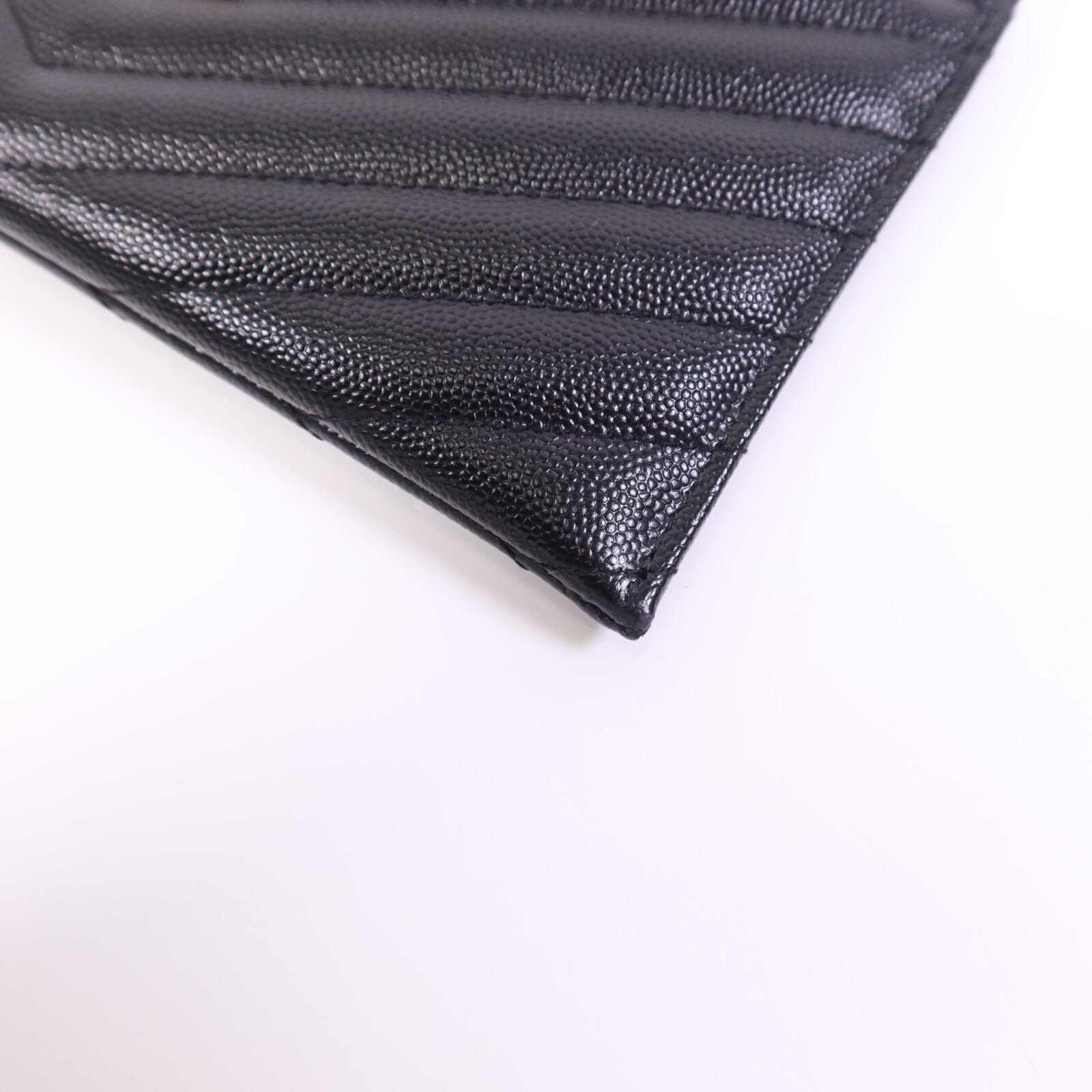 YVES SAINT LAURENT 牛皮皮革Clutch Bag金扣手拿包