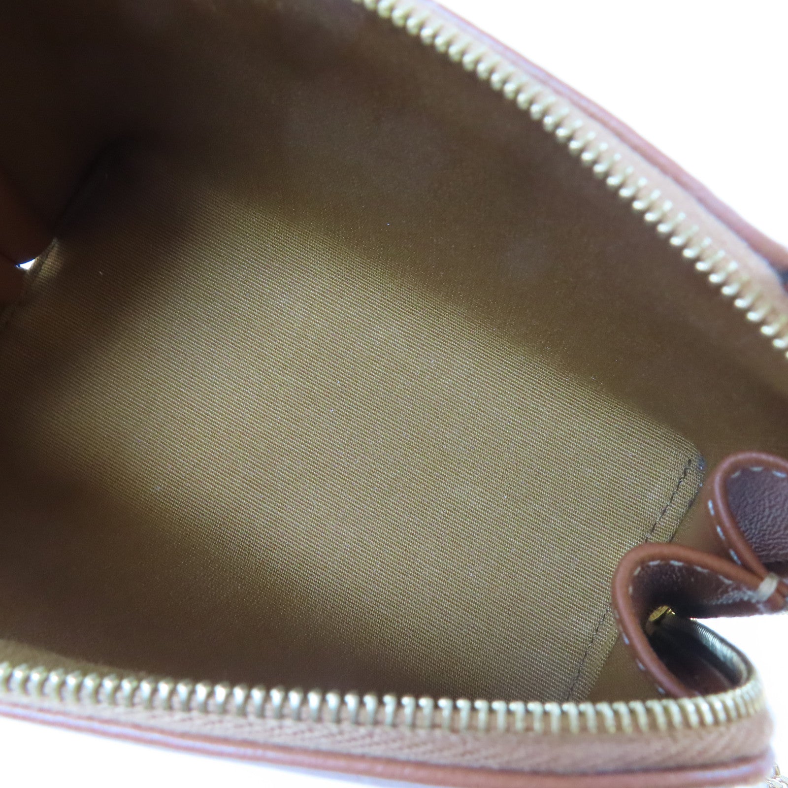 CELINE 帆布Shoulder Bag金扣肩背袋啡色