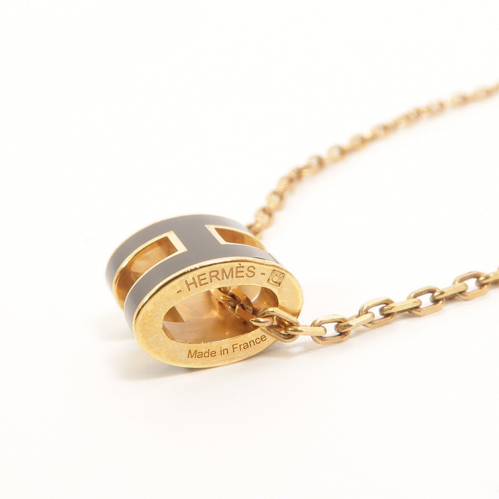 HERMES 金屬Mini Pop H項鍊