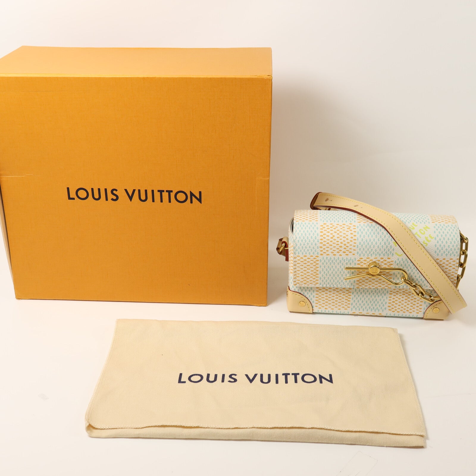 LOUIS VUITTON Damier Heritage Steamer肩背袋