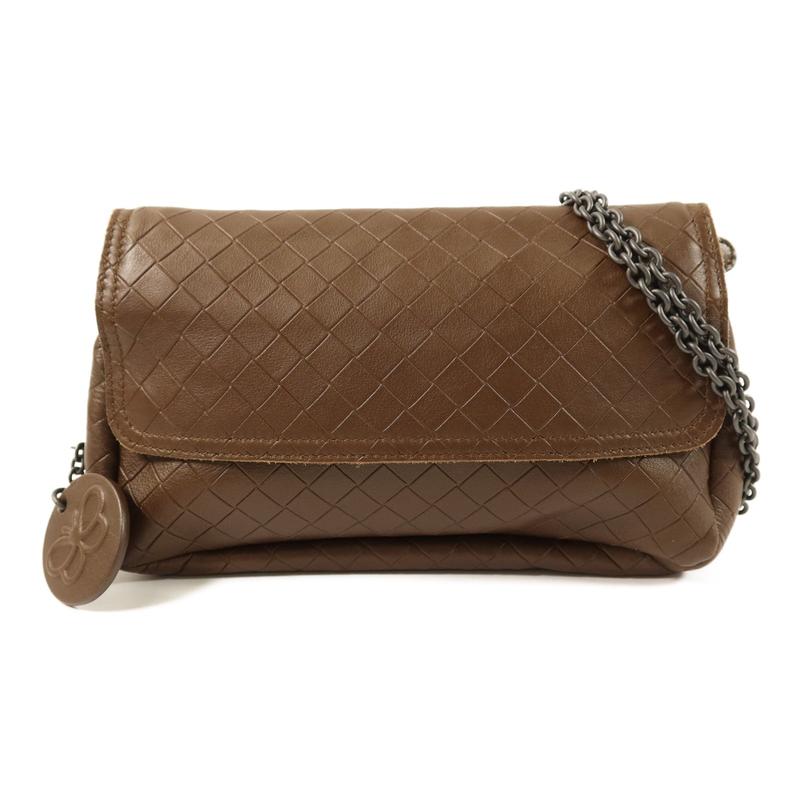 BOTTEGA VENETA 牛皮皮革Chain Shoulder鏈帶肩背袋