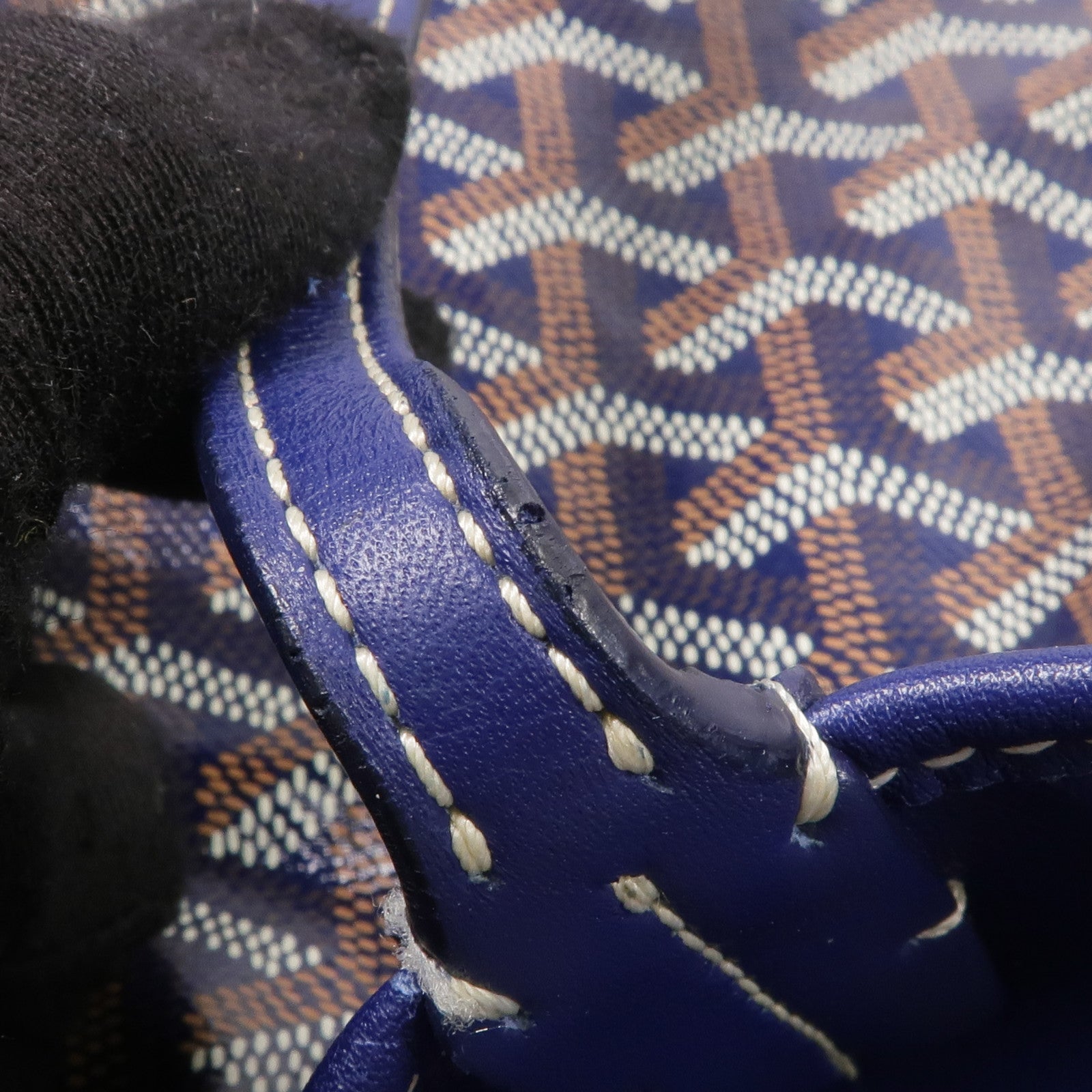 GOYARD 塗層帆布Anjou GM銀扣手挽袋