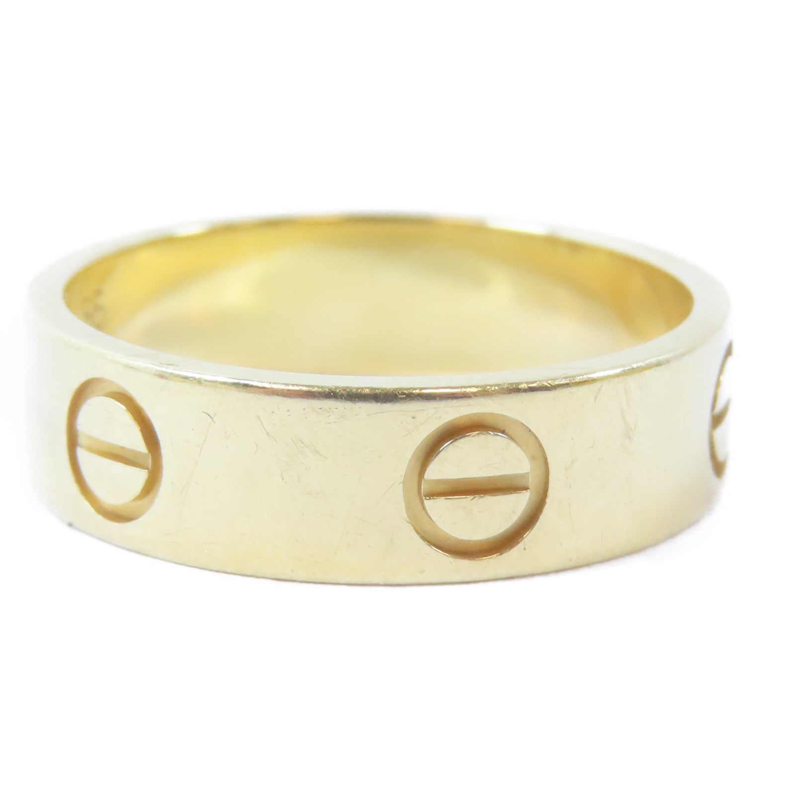CARTIER 18K黃金Love Ring戒指Cartier#56/US#7.5