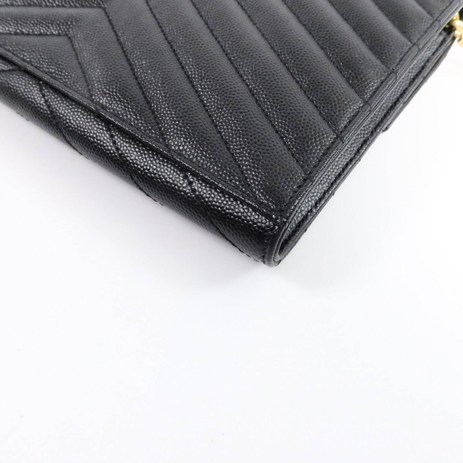 YVES SAINT LAURENT 牛皮皮革Pouch手拿包