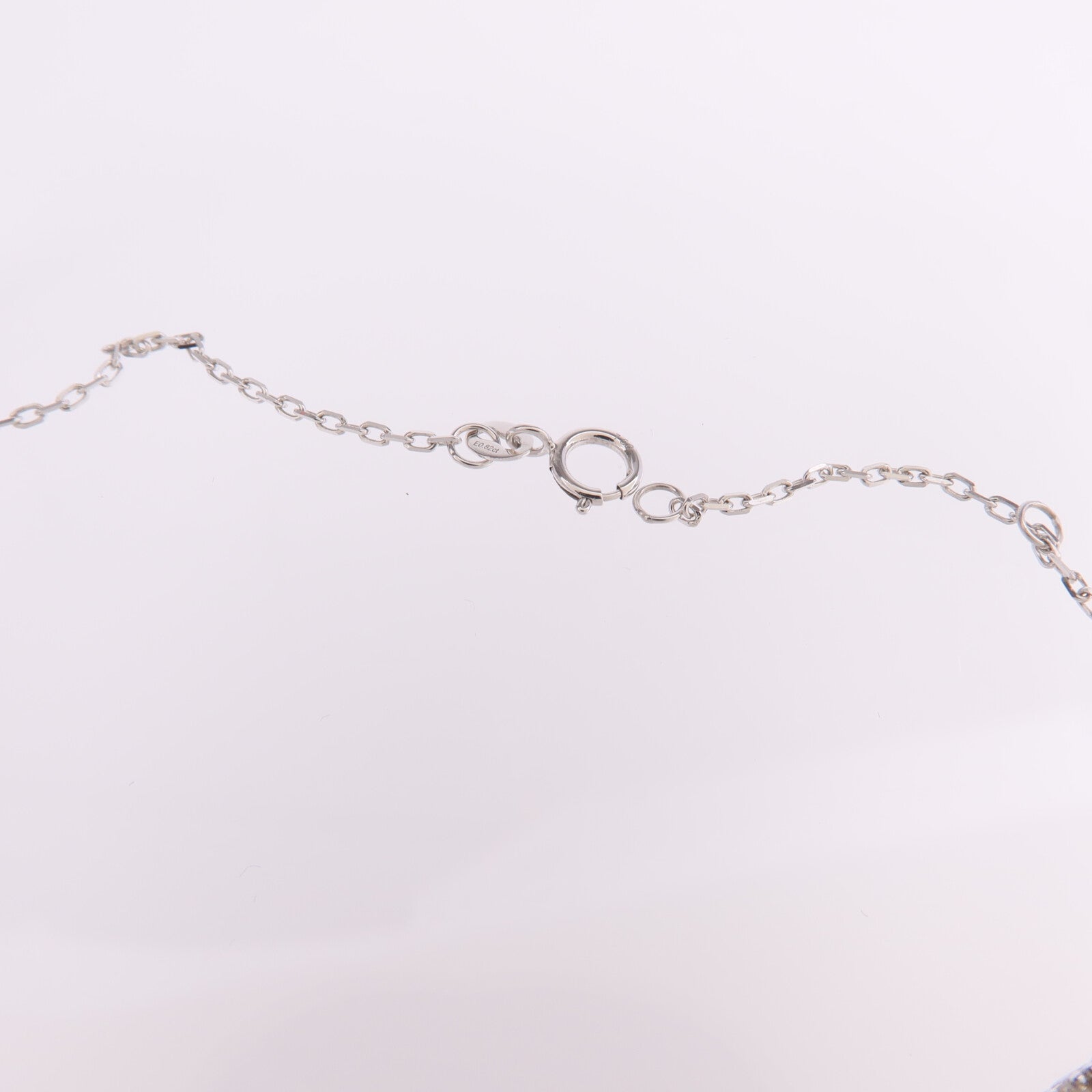 JEWELRY 18K白金Emerald Diamond Necklace綠寶石/鑽石項鍊