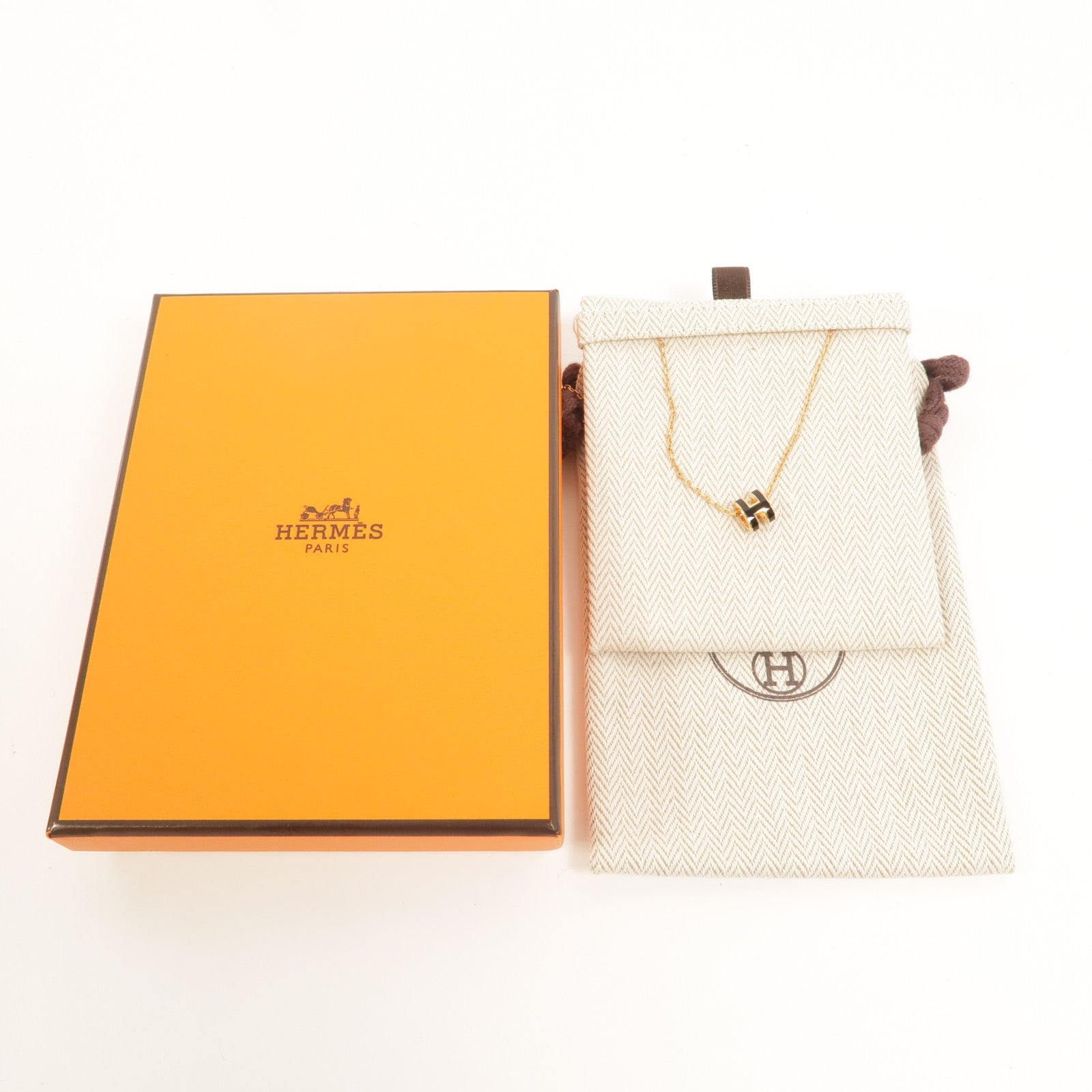 HERMES 金屬Mini Pop H項鍊