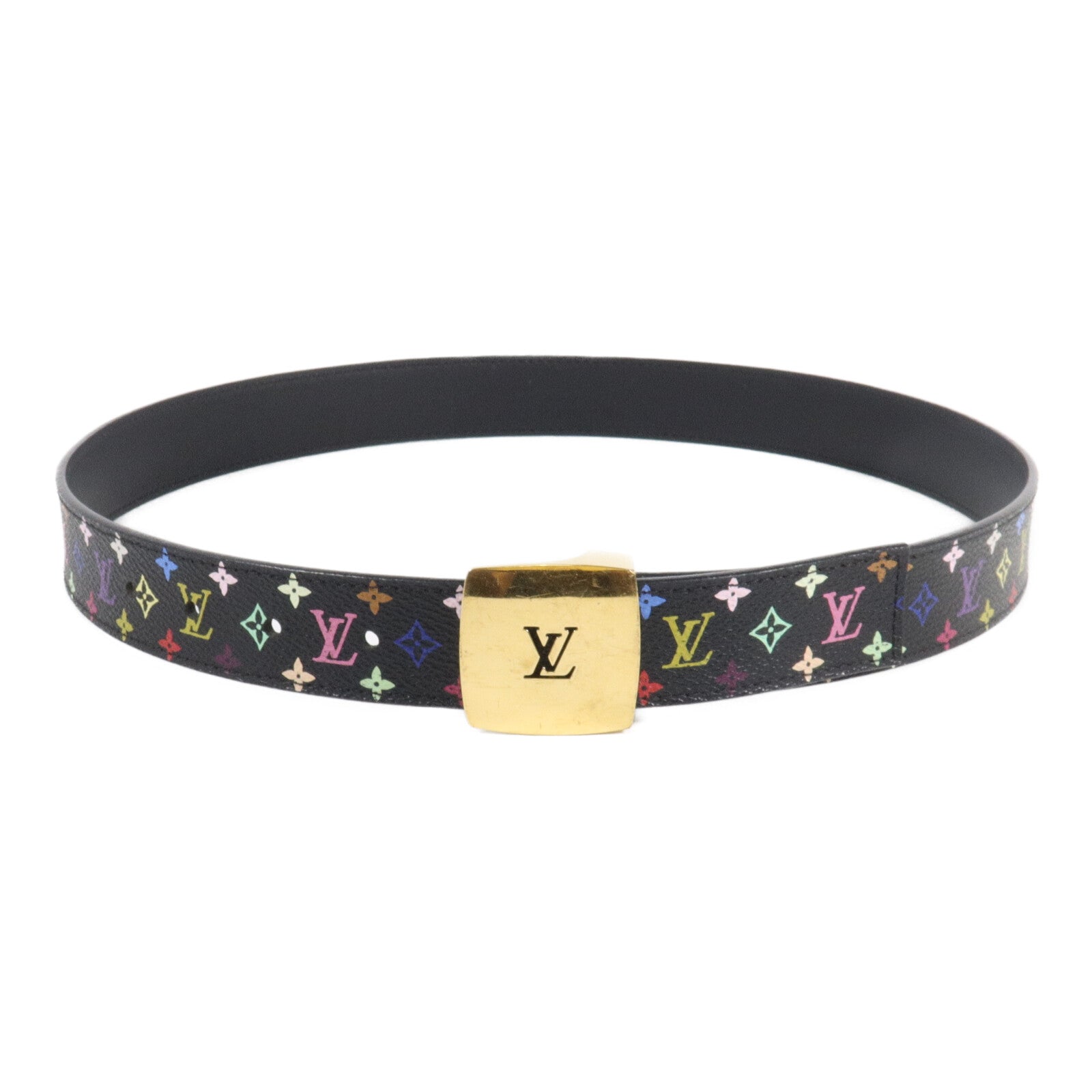 LOUIS VUITTON Monogram Multicolor LV X TM Belt腰帶