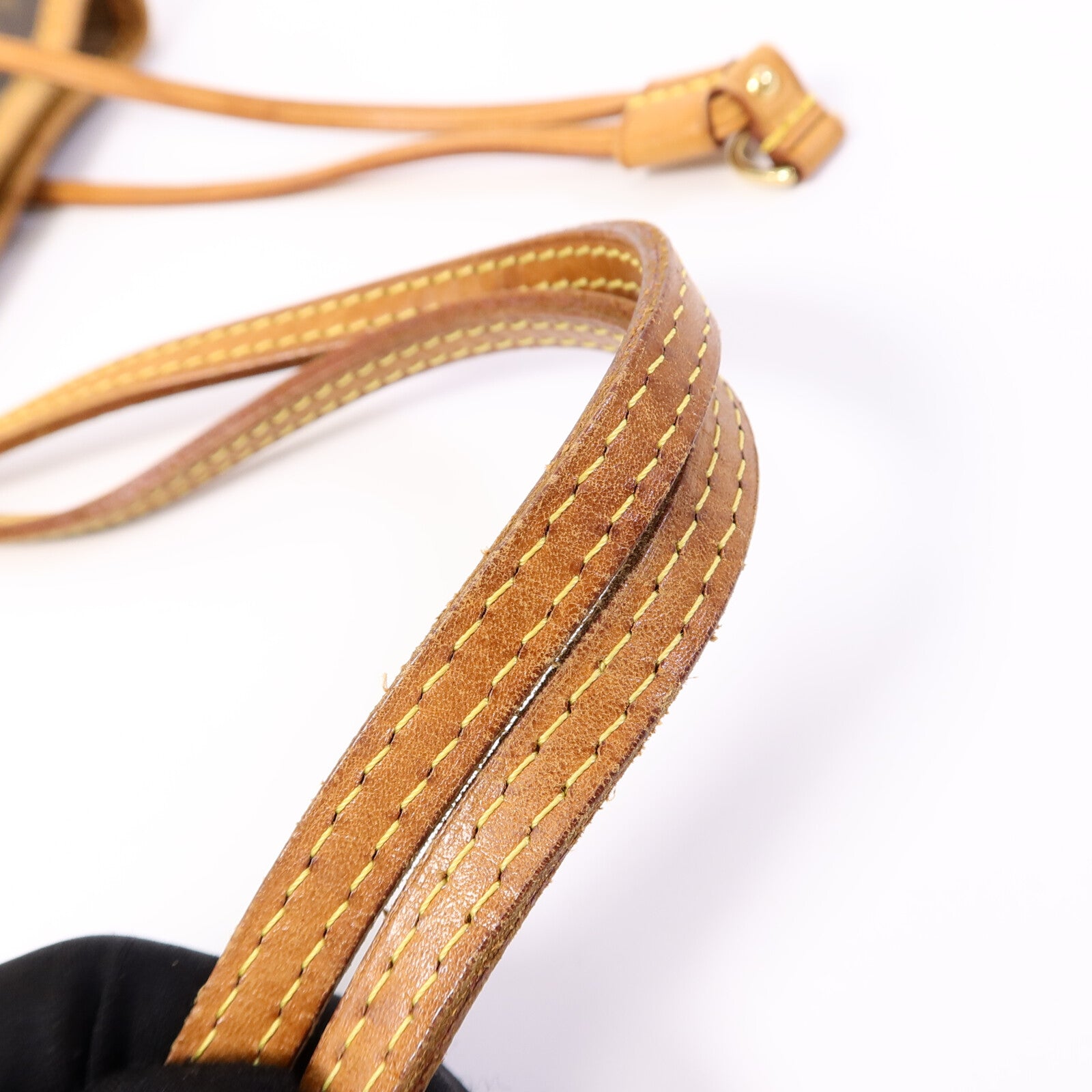 LOUIS VUITTON Monogram Neverfull MM金扣手挽袋