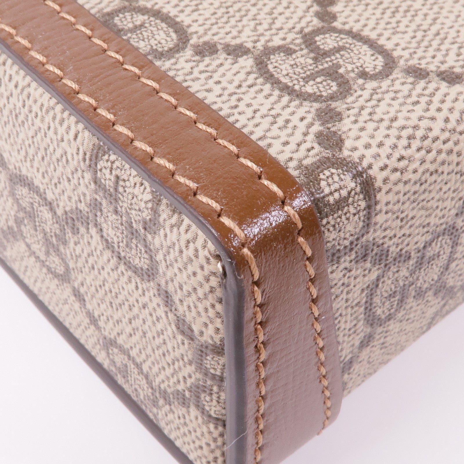 GUCCI 塗層帆布Horsebit 1955 Mini Bag金扣肩背袋