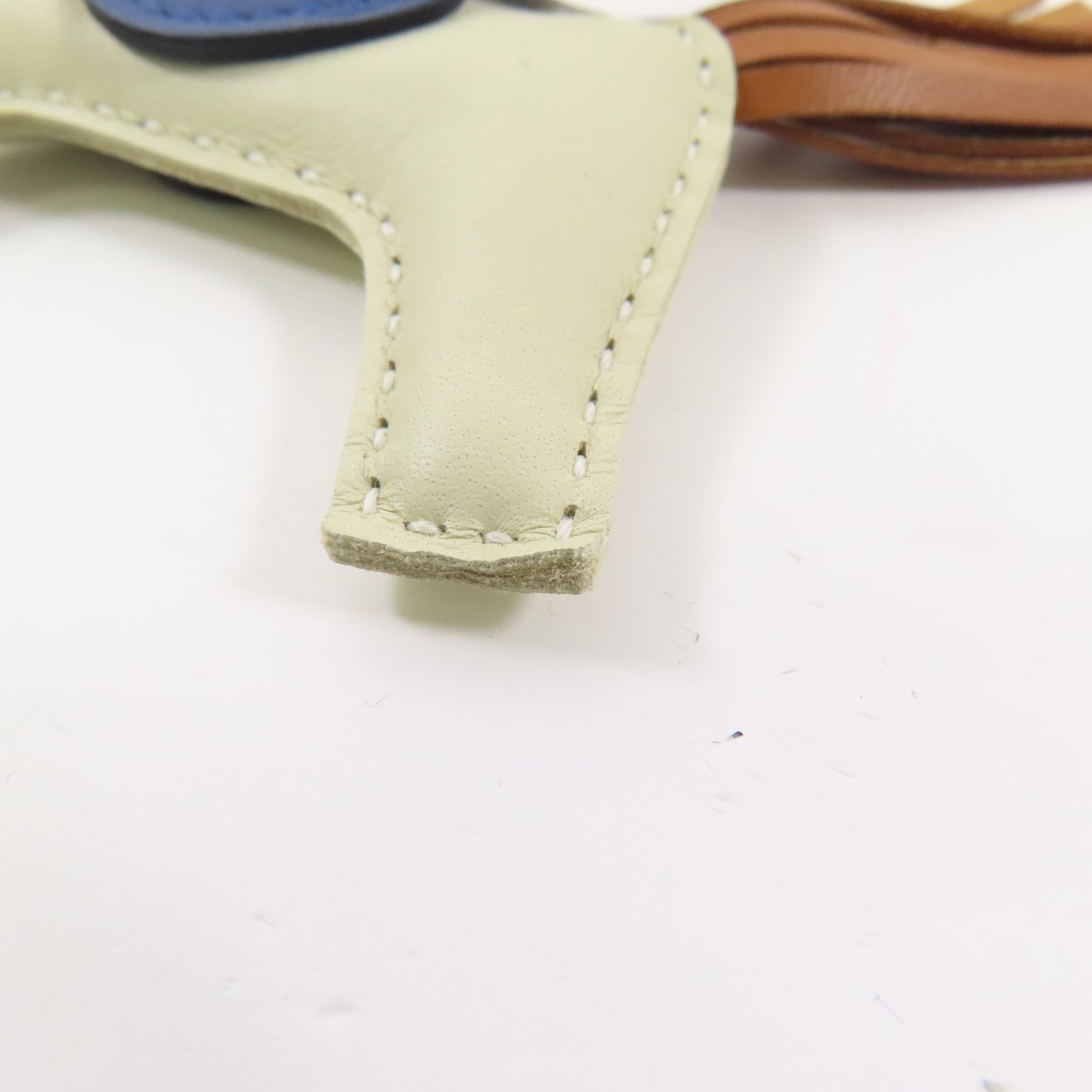 HERMES 牛皮皮革Rodeo Pegase PM掛飾10 Craie