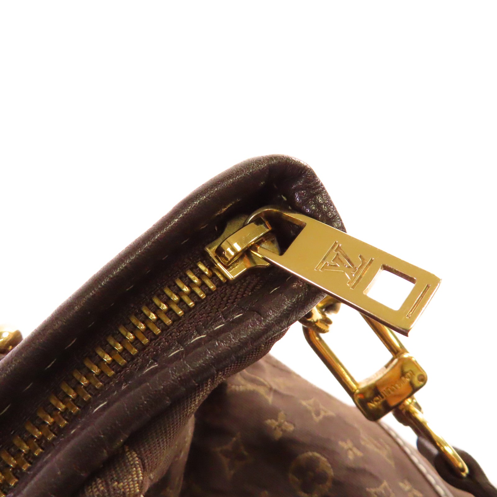 LOUIS VUITTON **【激減優惠】Monogram Mini Elegie 2Way Shoulder Bag金扣手挽肩背兩用袋啡色
