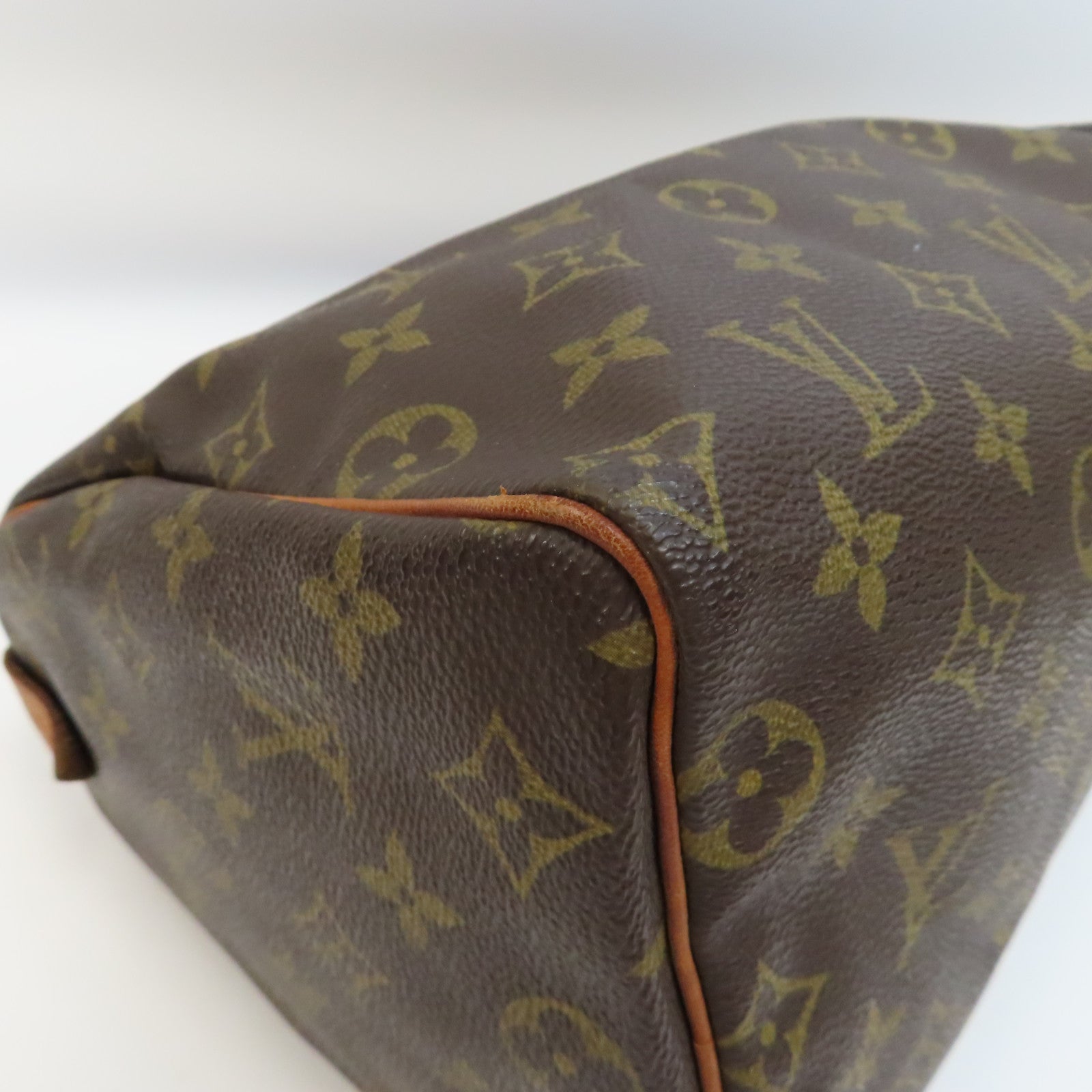 LOUIS VUITTON 【激減優惠】Monogram Speedy 25金扣手挽袋啡色