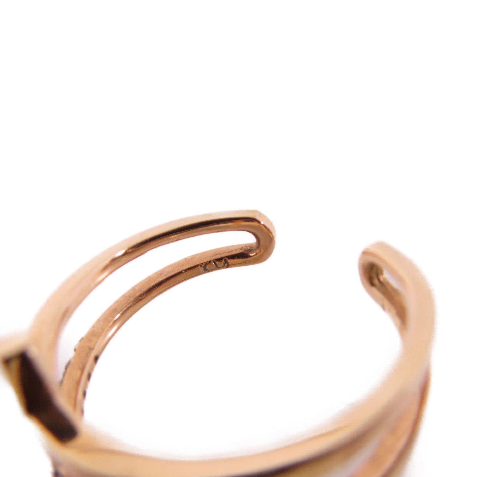 JEWELRY 14K玫瑰金/啡色鑽石Brown Diamond Ring戒指US#6.75