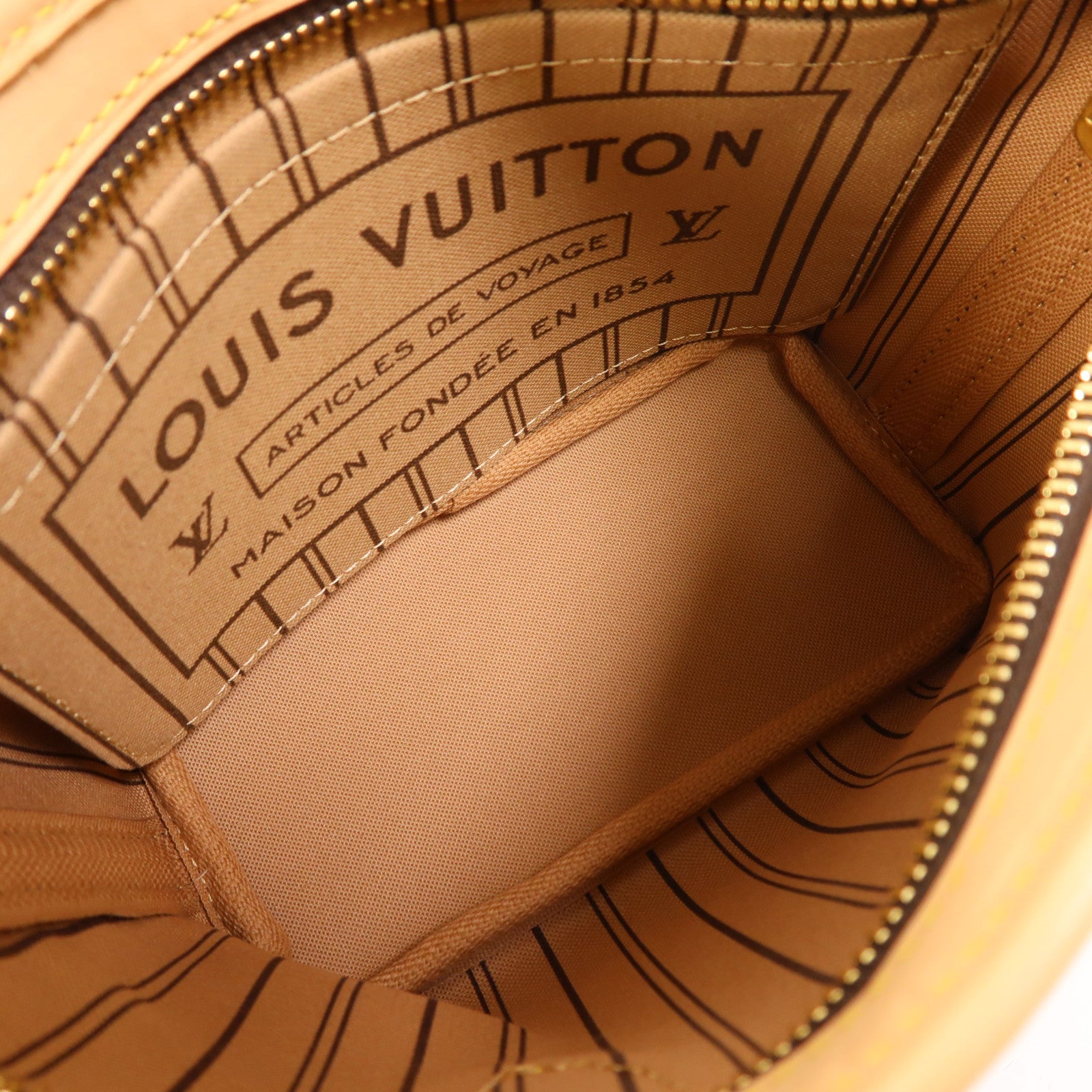 LOUIS VUITTON Monogram Neverfull BB金扣手挽肩背兩用袋
