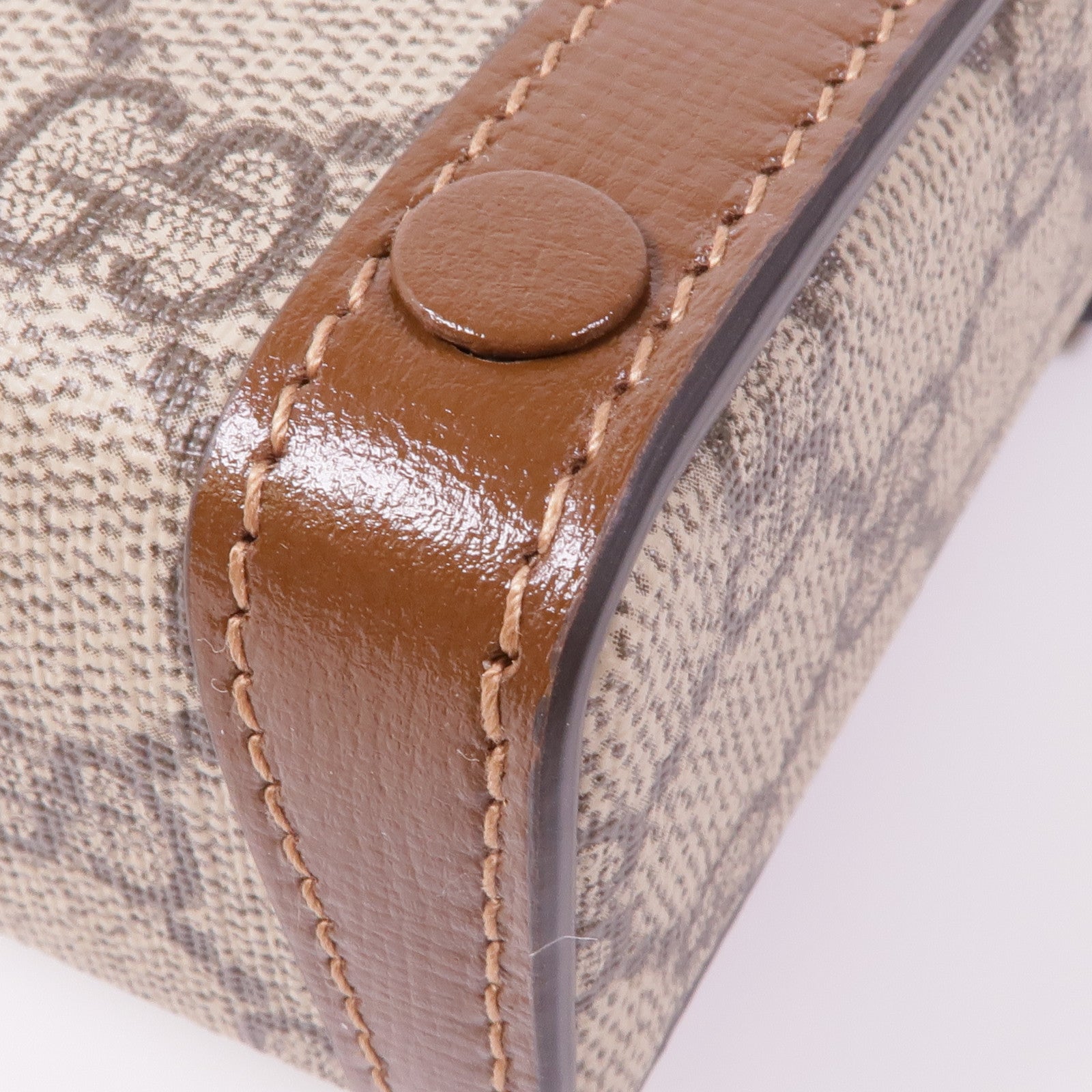 GUCCI 塗層帆布Horsebit 1955 Mini Bag金扣肩背袋