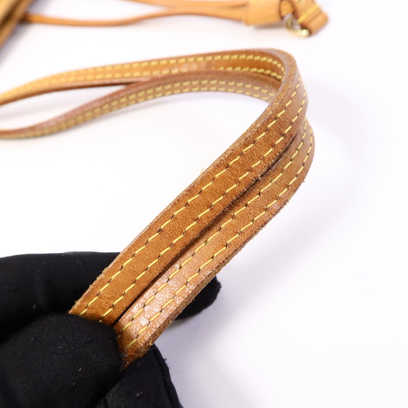 LOUIS VUITTON Monogram Neverfull MM金扣手挽袋