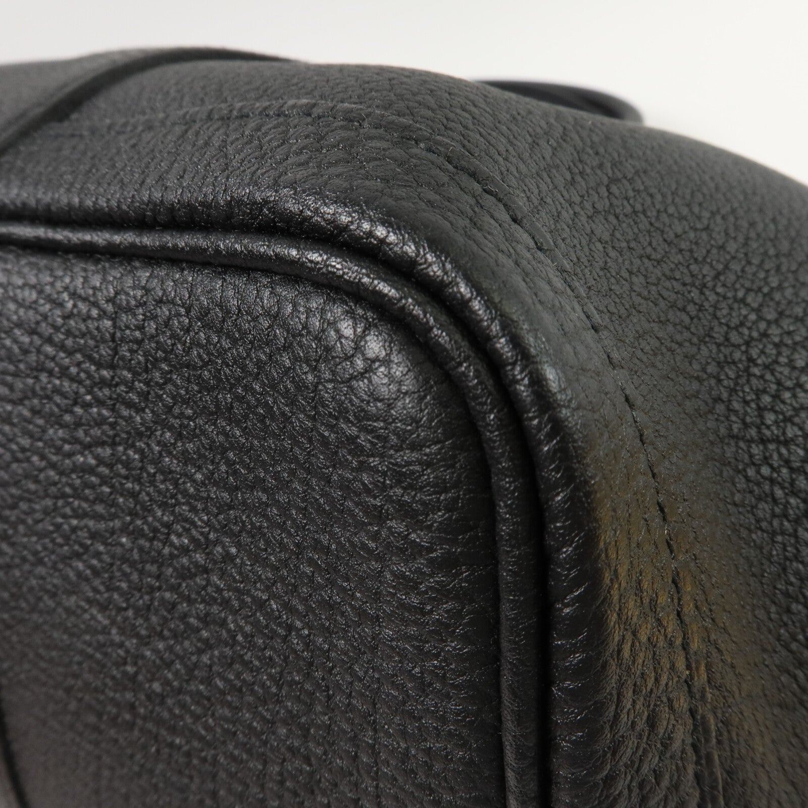HERMES Negonda皮革Garden Party PM手挽袋Noir