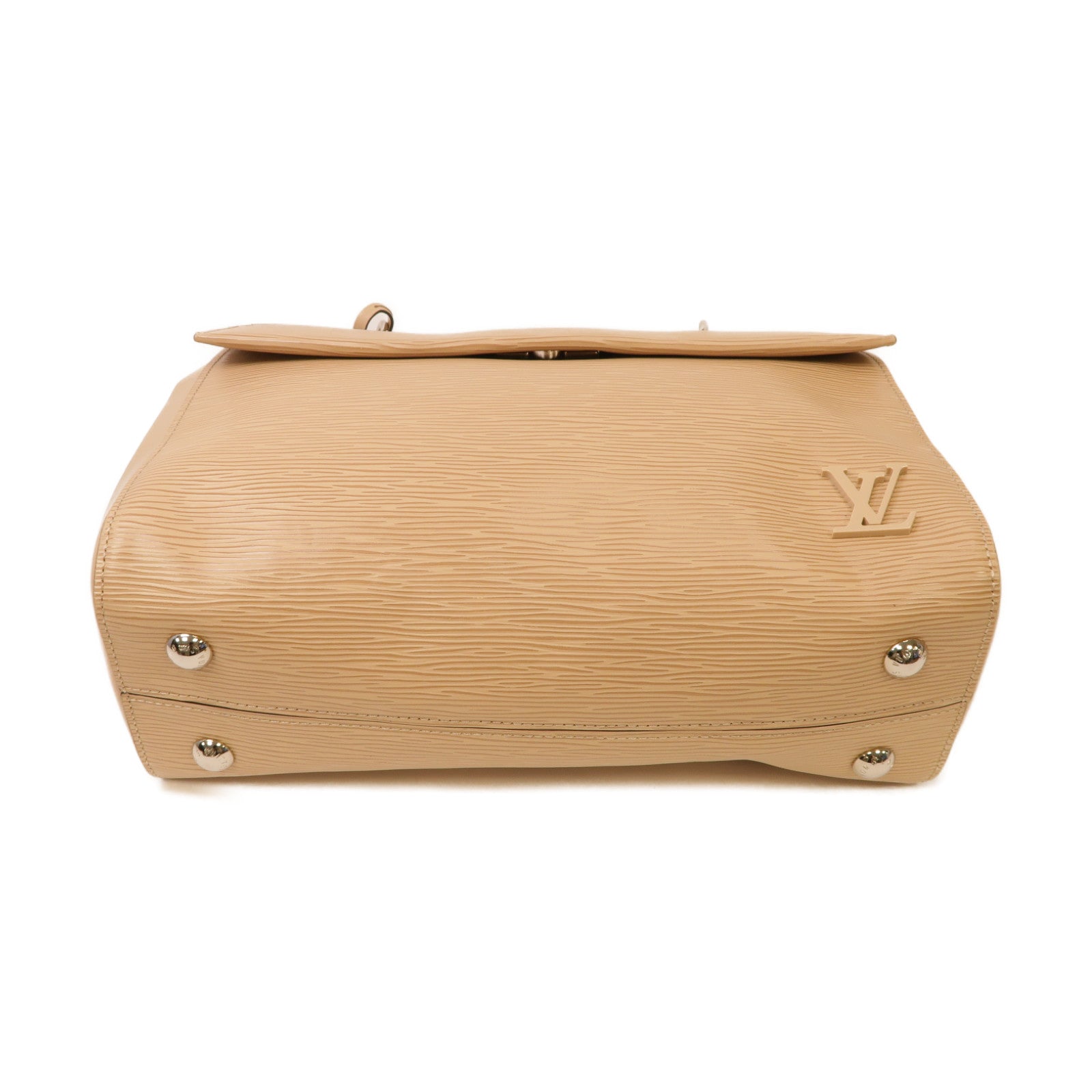 LOUIS VUITTON Epi Cluny MM銀扣手挽肩背兩用袋粉紅色