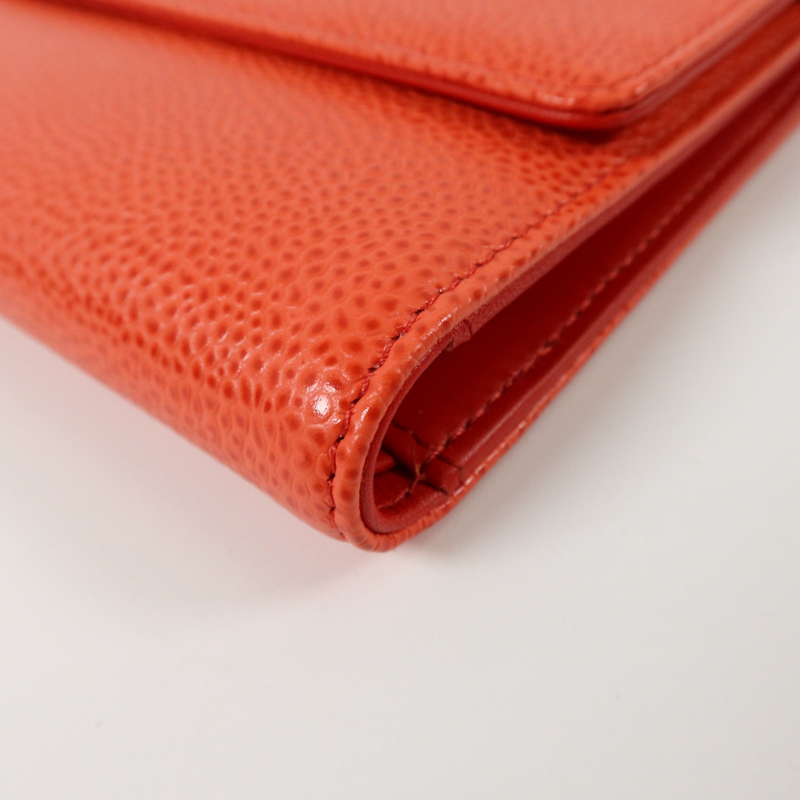 CHANEL 牛皮皮革Timeless CC Flap Long Walle銀扣長錢包