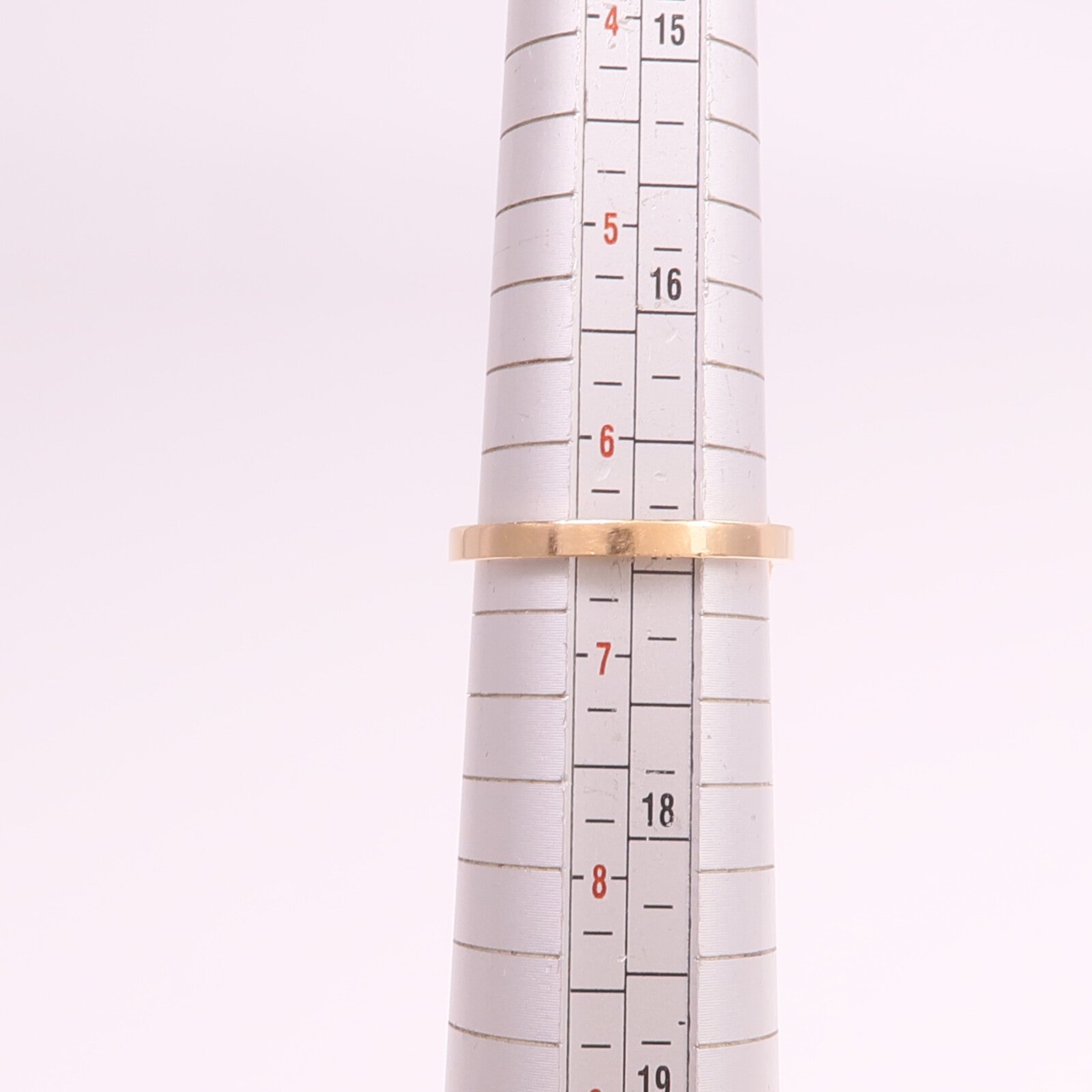 HERMES 18K玫瑰金Chaine d'ancre Contour Ring鑽石戒指Hermes#53/US#6.5