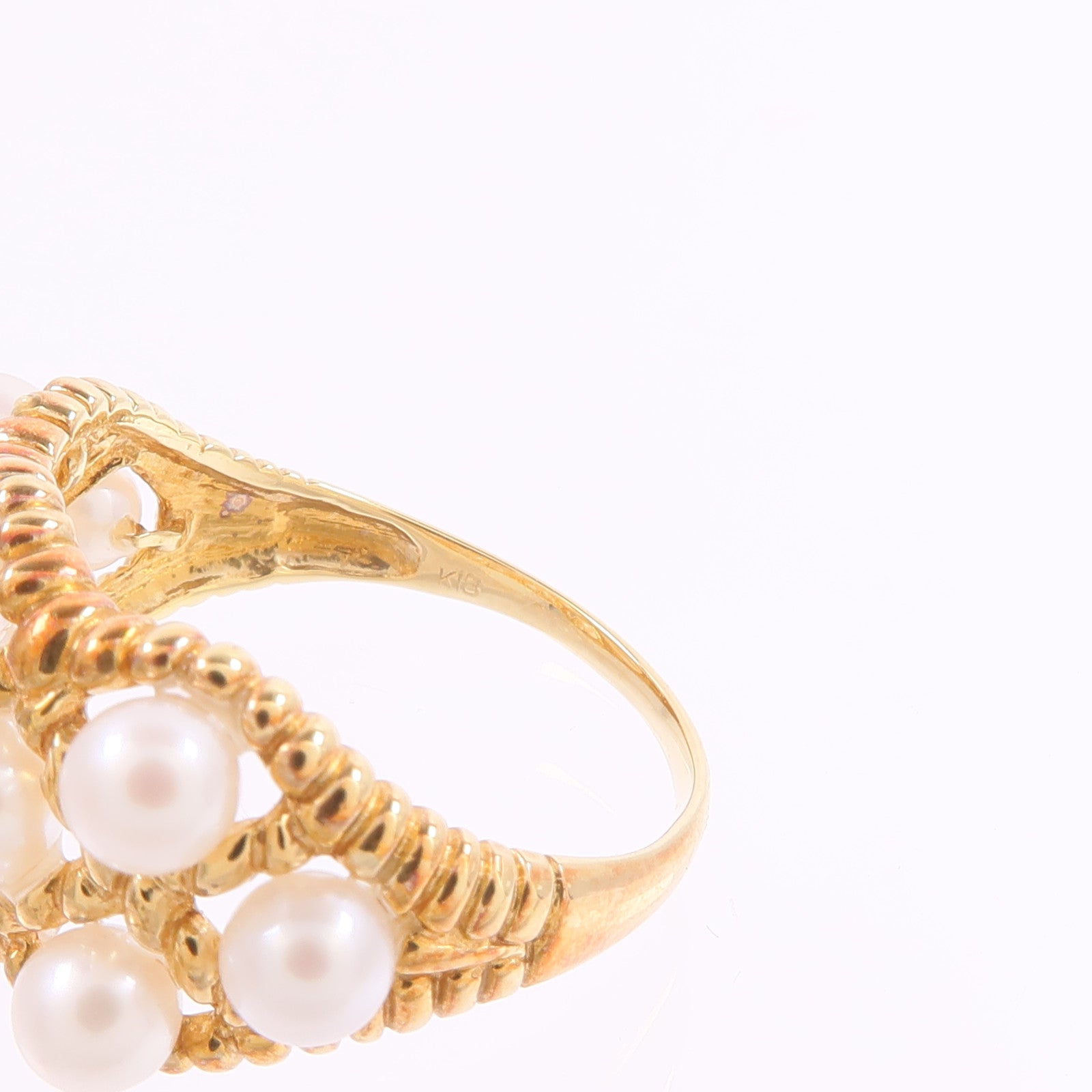 JEWELRY 【激減優惠】18K黃金Pearl Ring珍珠戒指