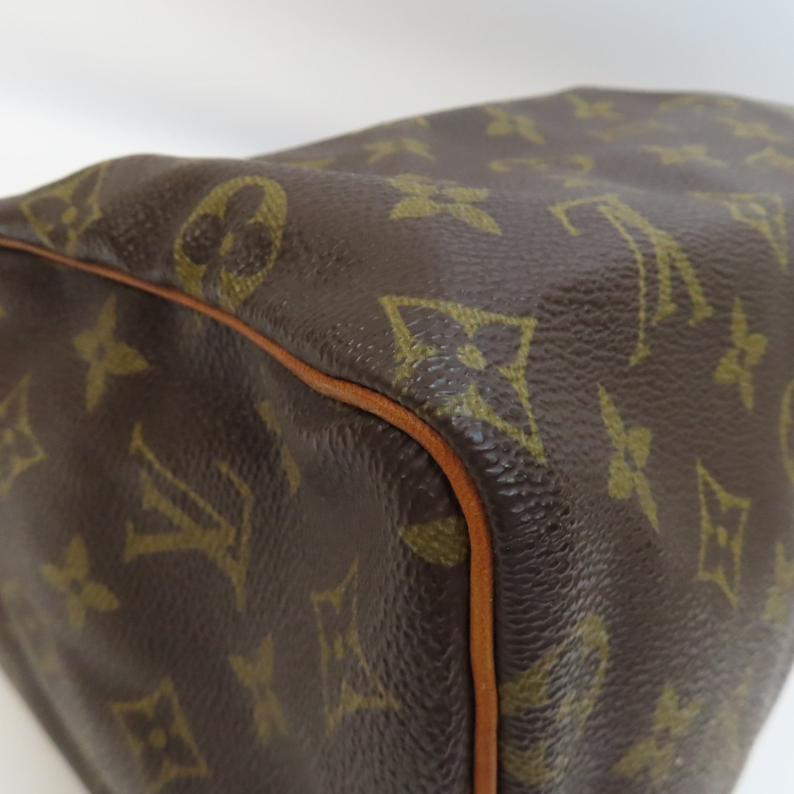 LOUIS VUITTON 【激減優惠】Monogram Speedy 25金扣手挽袋啡色