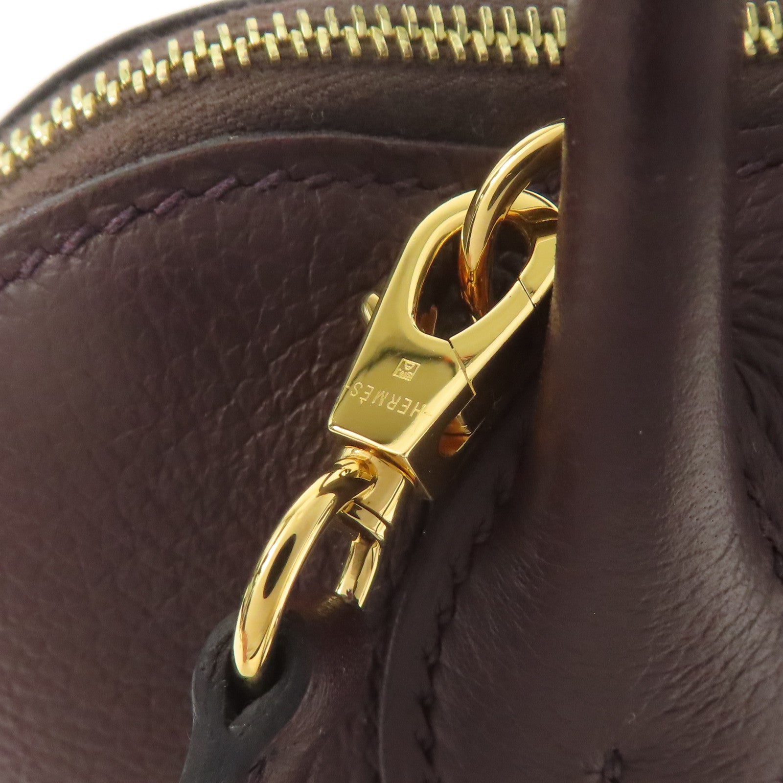 HERMES 【激減優惠】Evercolor皮革Bolide Mini金扣手挽肩背兩用袋Rouge Sellier