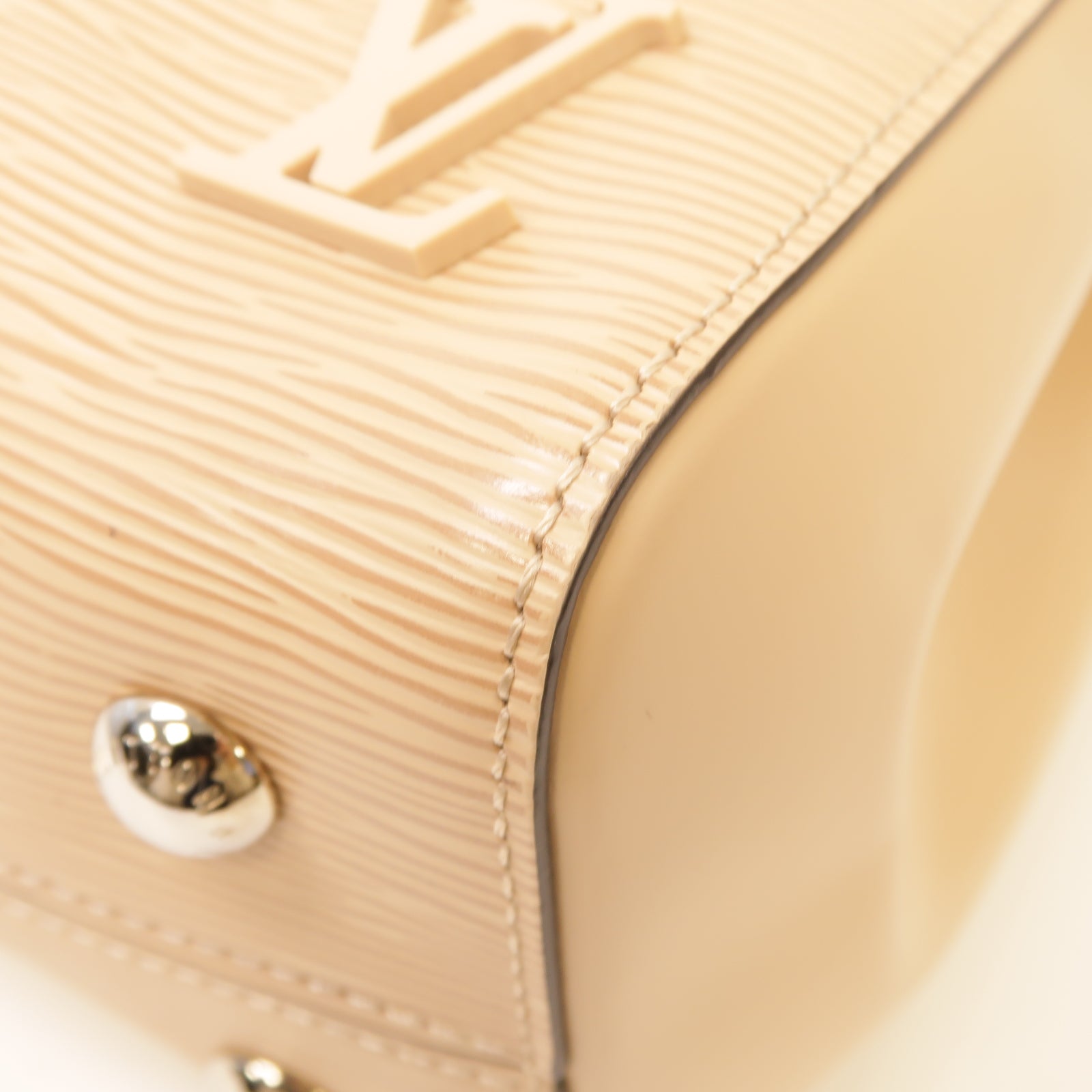 LOUIS VUITTON Epi Cluny MM銀扣手挽肩背兩用袋粉紅色