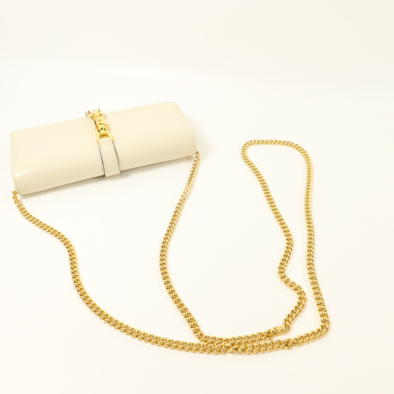 GUCCI 牛皮皮革Jackie 1961 WOC鏈帶肩背袋