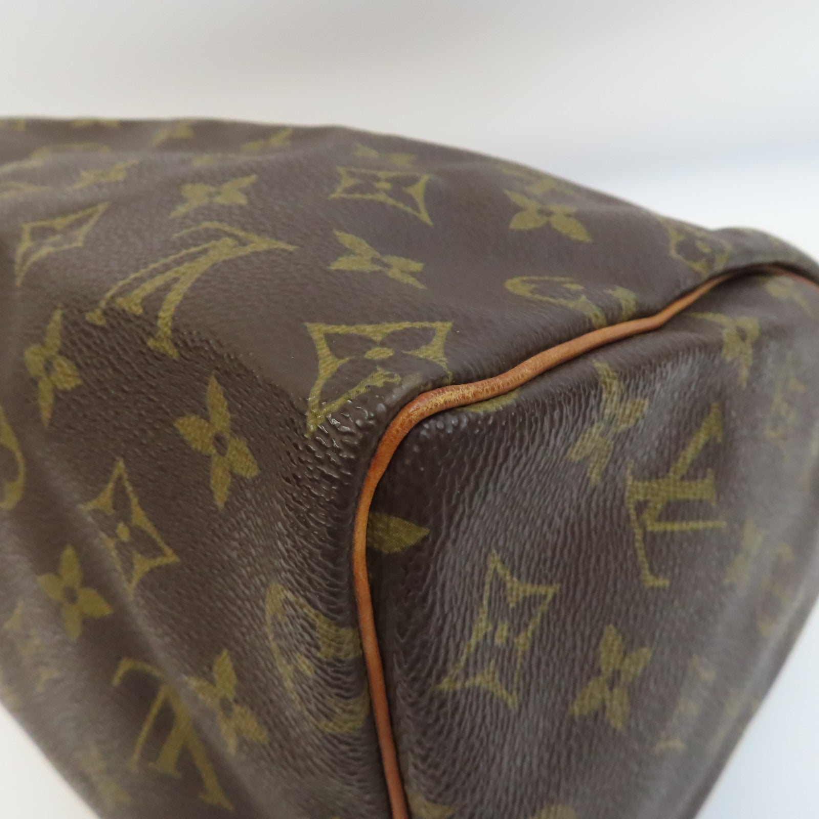 LOUIS VUITTON 【激減優惠】Monogram Speedy 25金扣手挽袋啡色