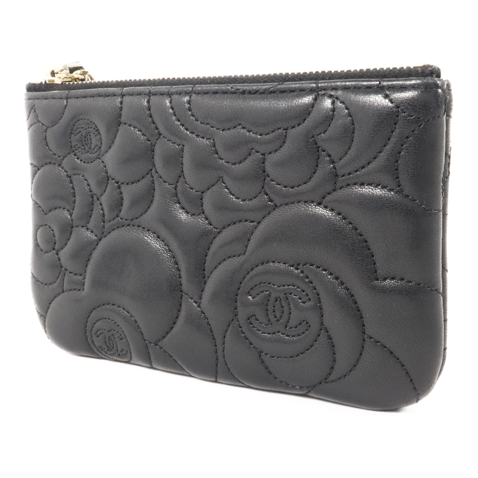 CHANEL 羊皮皮革Coin Case零錢包
