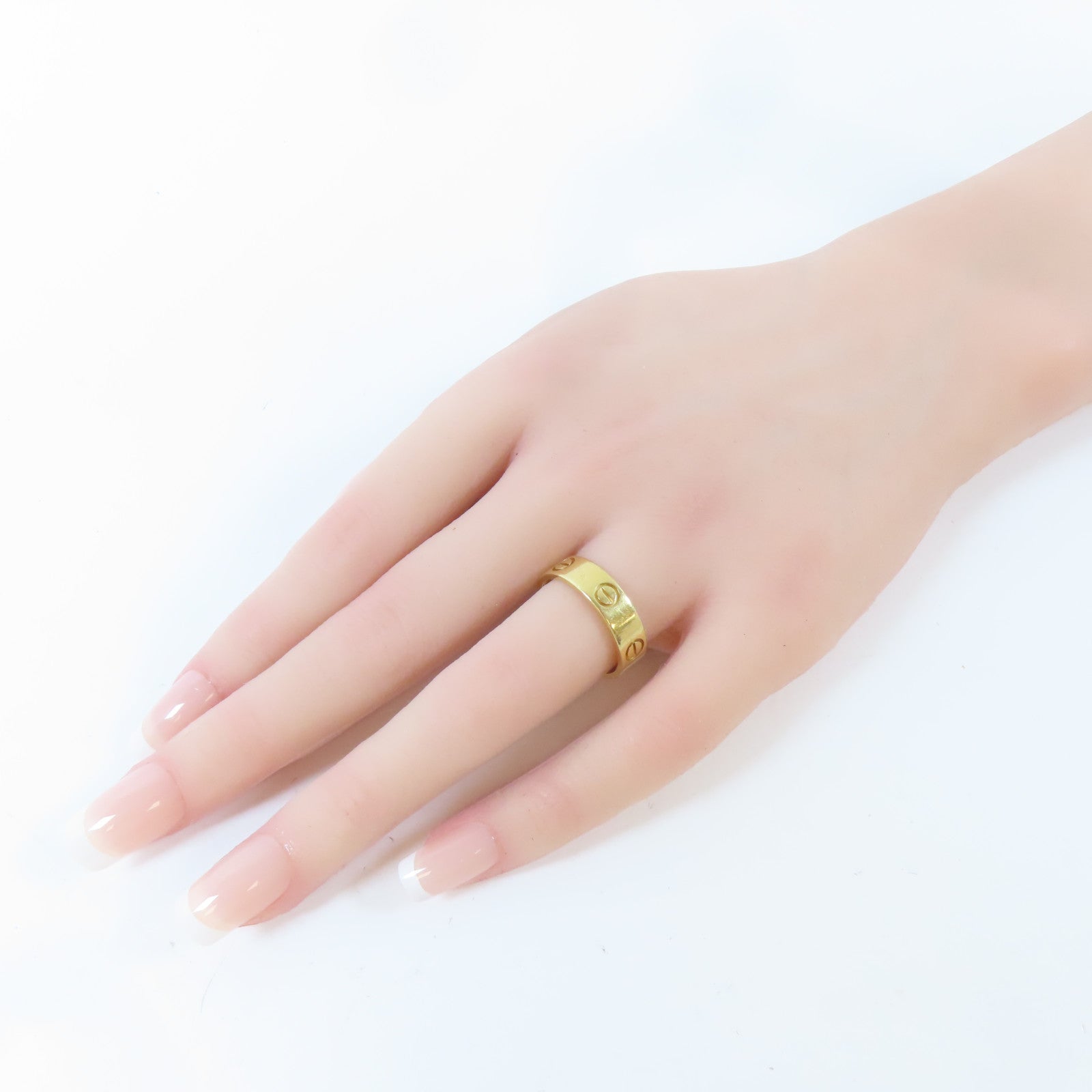 CARTIER 18K黃金Love Ring戒指Cartier#56/US#7.5