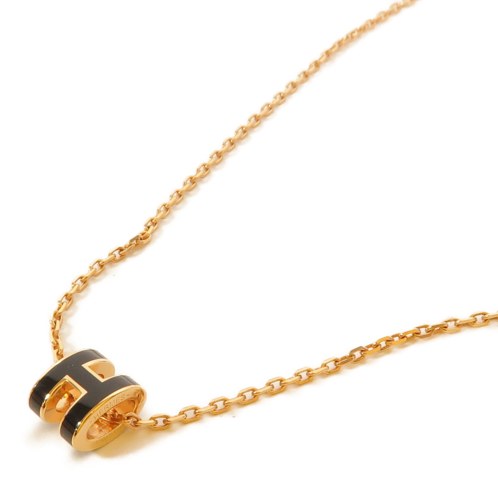 HERMES 金屬Mini Pop H項鍊