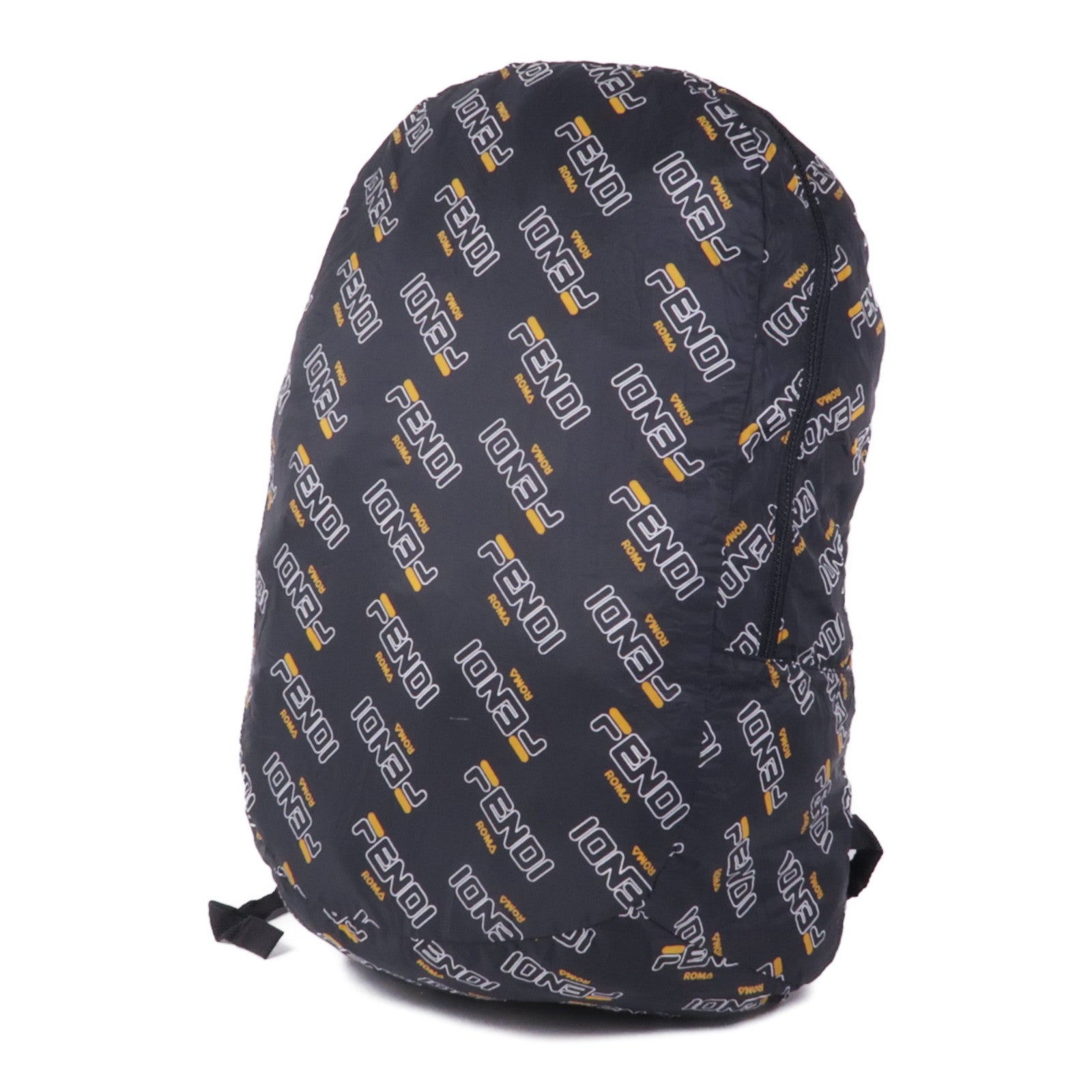 FENDI 皮革/尼龍Backpack Charm金扣背包/掛飾