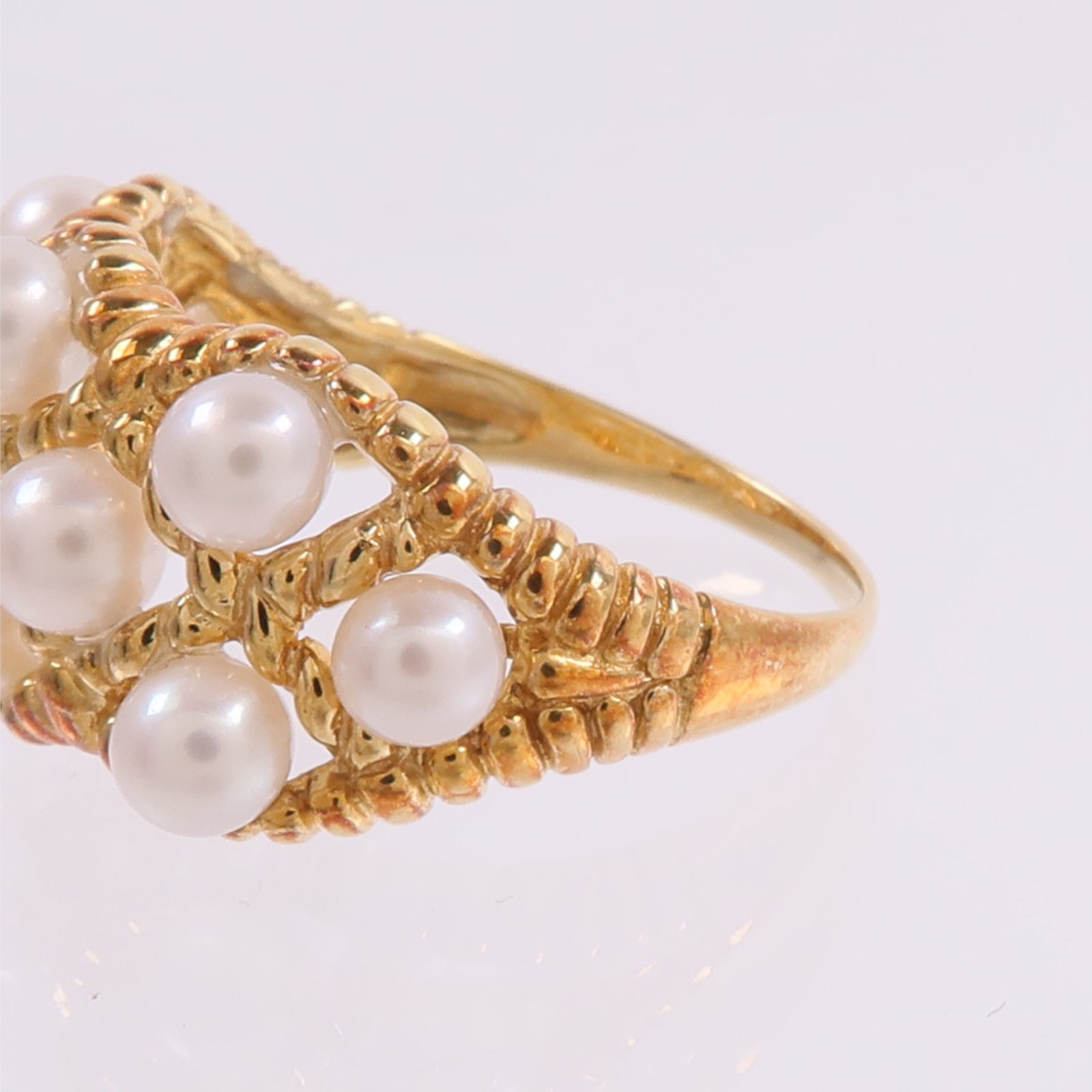 JEWELRY 【激減優惠】18K黃金Pearl Ring珍珠戒指