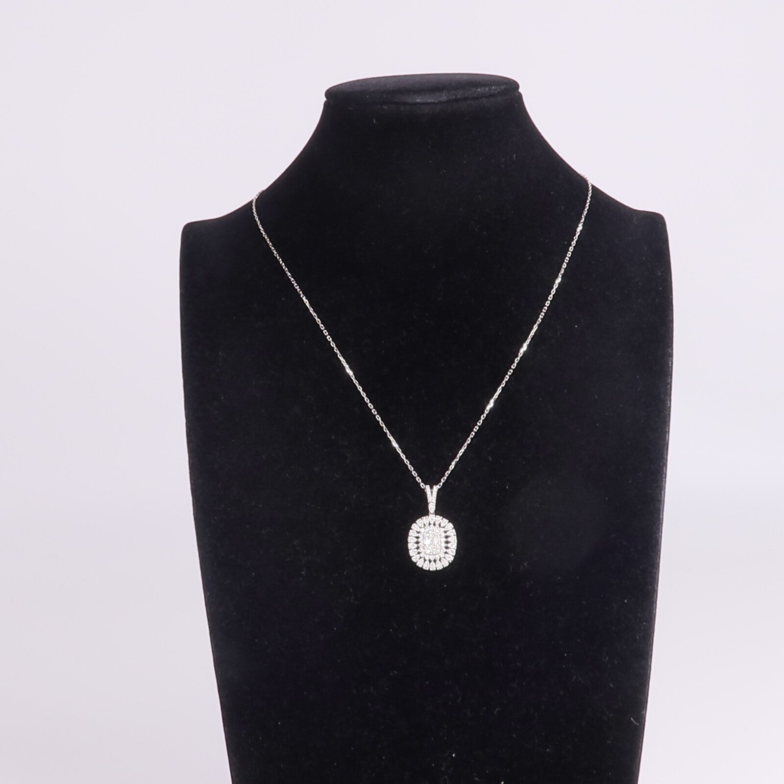 JEWELRY 18K白金Diamond Necklace鑽石項鍊