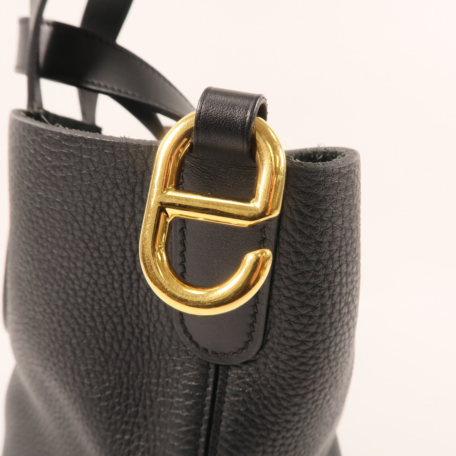 HERMES 【激減優惠】Clemence 皮革In the loop 23 手挽袋Noir